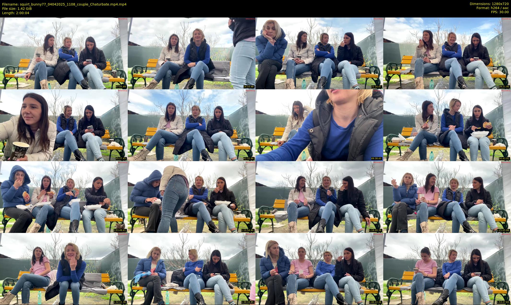 squirt_bunny77 — 121 minute Chaturbate couple cam show recording, 720p, Apr 4, 2025