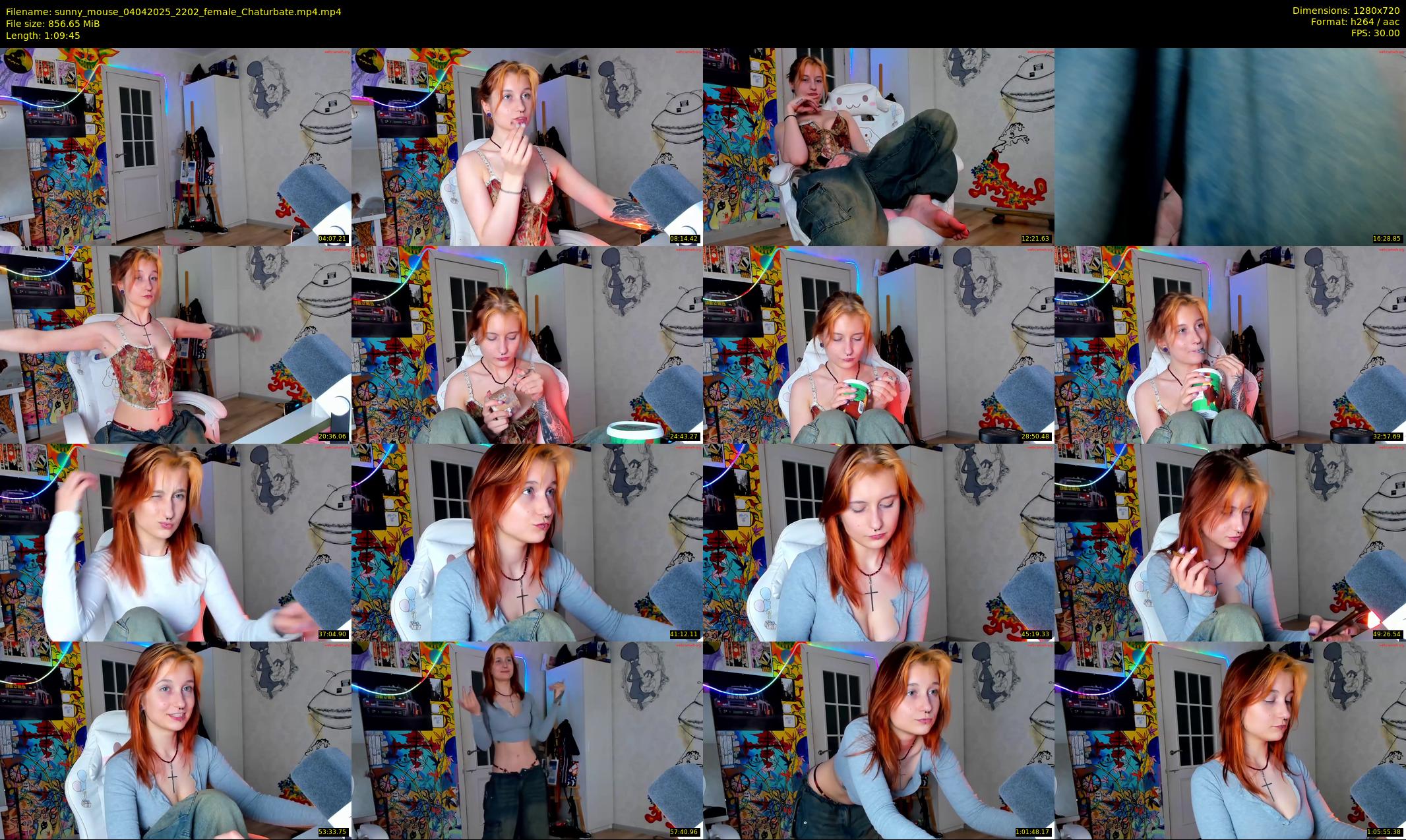 sunny_mouse — 70 minute Chaturbate female cam show recording, 720p, Apr 4, 2025