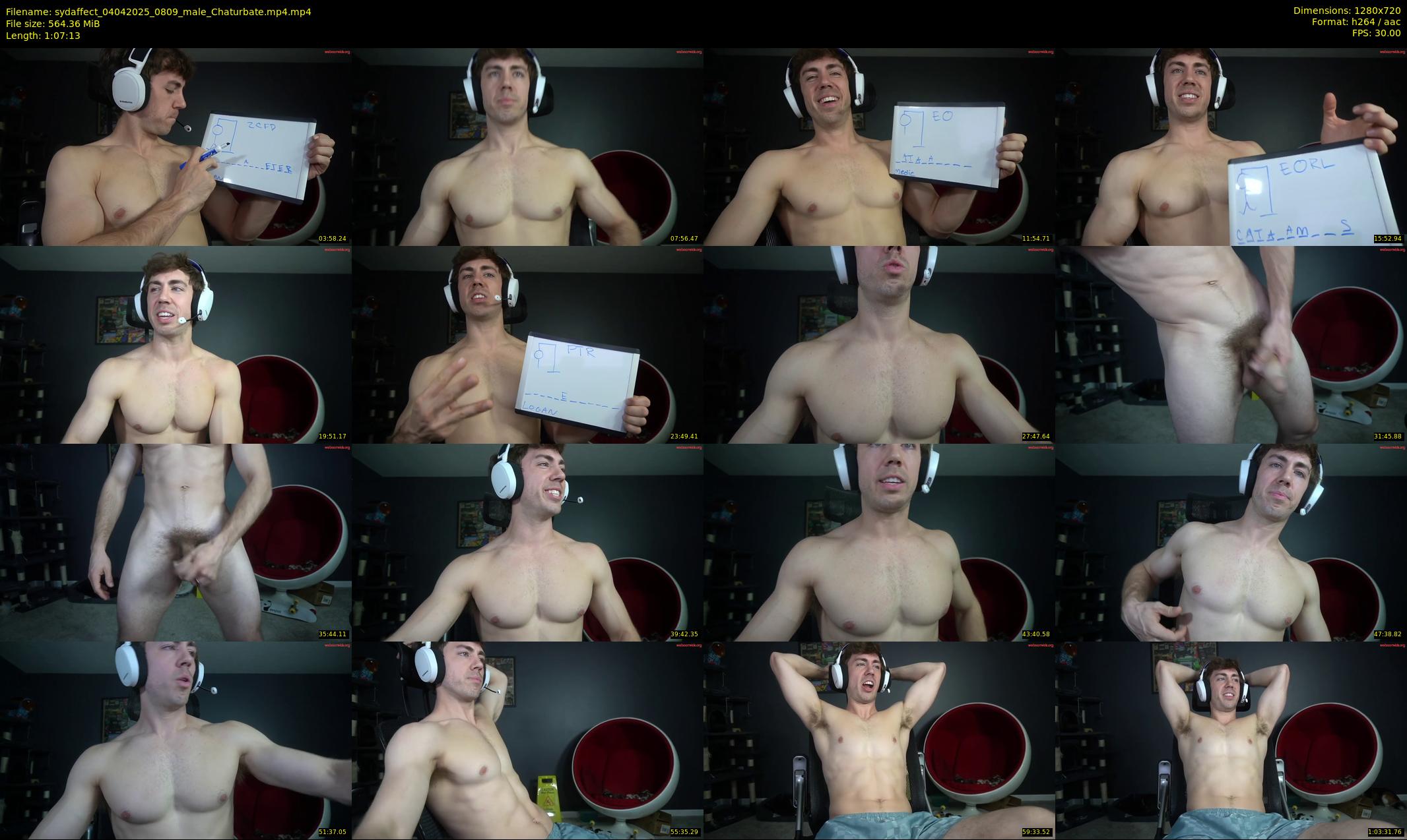 sydaffect — 68 minute Chaturbate male cam show recording, 720p, Apr 4, 2025