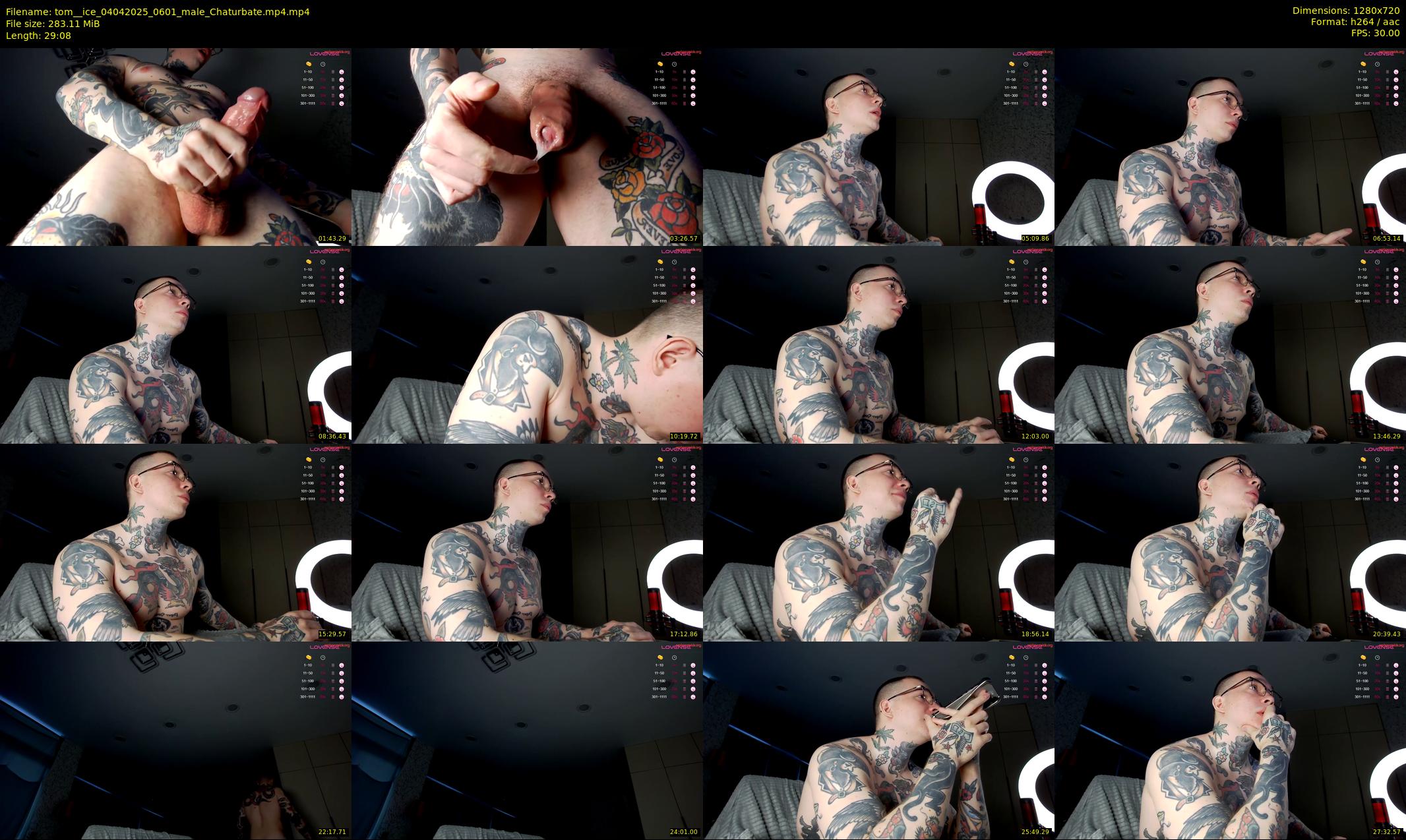 tom__ice — 30 minute Chaturbate male cam show recording, 720p, Apr 4, 2025