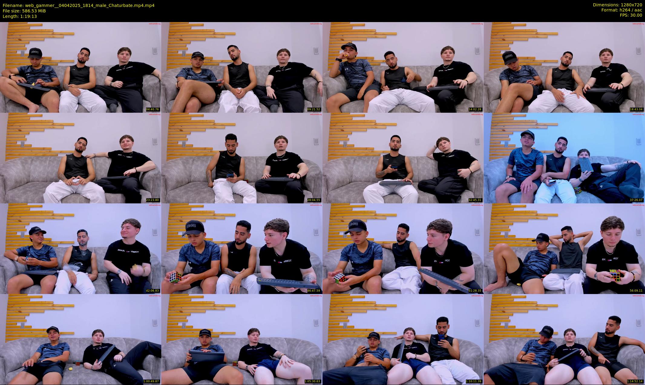 web_gammer_ — 80 minute Chaturbate male cam show recording, 720p, Apr 4, 2025