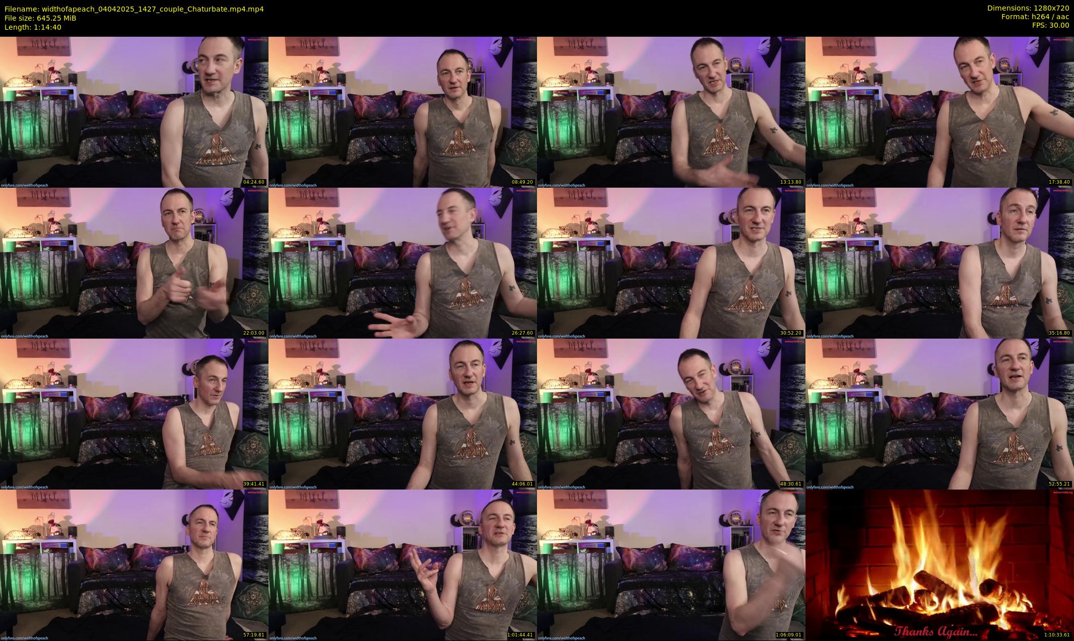 widthofapeach — 75 minute Chaturbate couple cam show recording, 720p, Apr 4, 2025