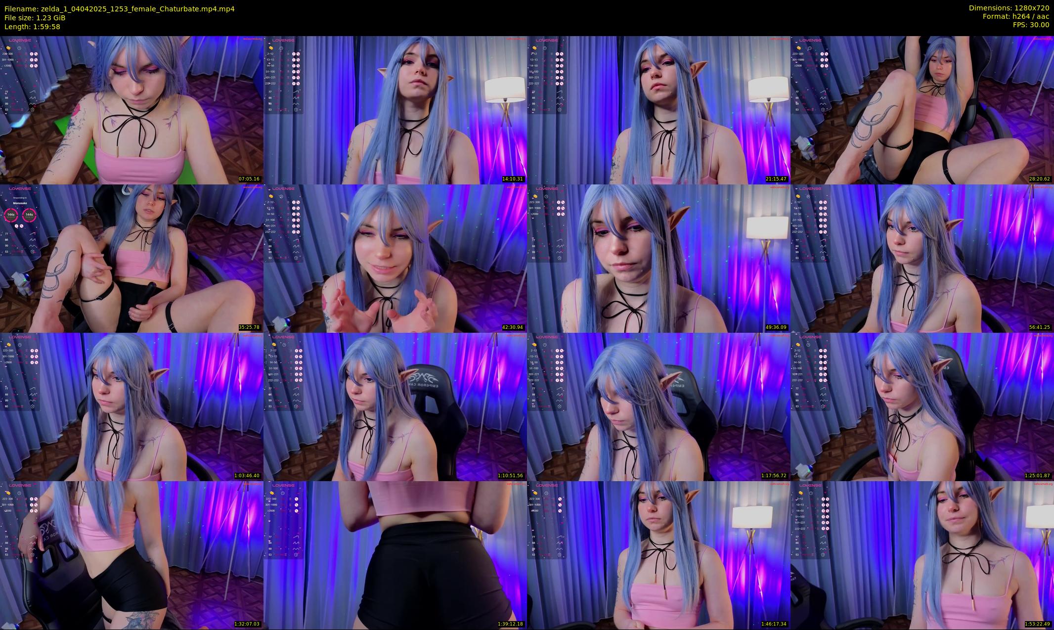 zelda_1 — 120 minute Chaturbate female cam show recording, 720p, Apr 4, 2025