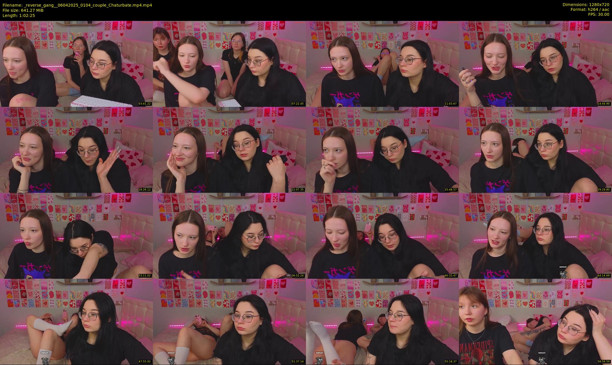 _reverse_gang_ — 63 minute Chaturbate couple cam show recording, 720p, Apr 6, 2025