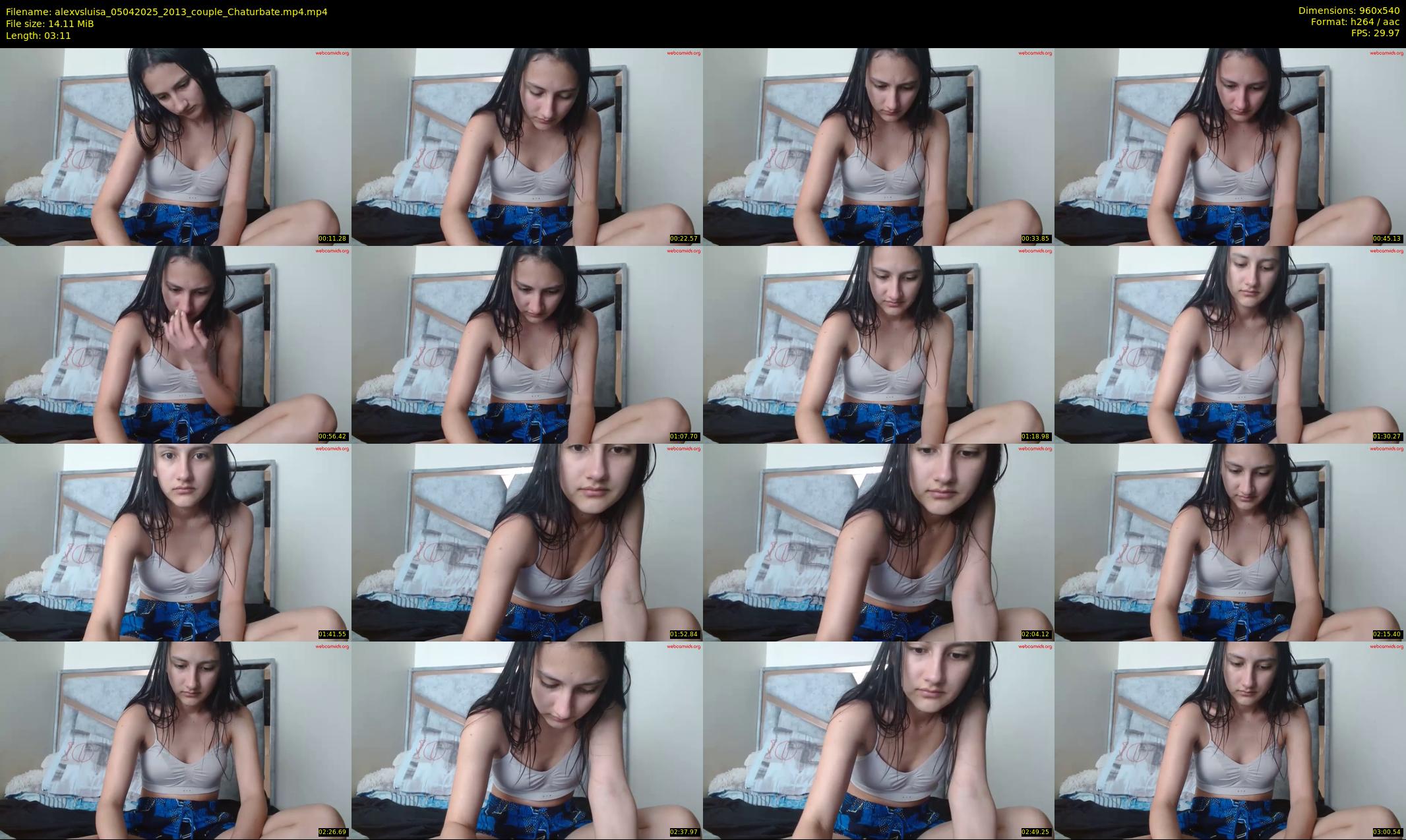 alexvsluisa — 4 minute Chaturbate couple cam show recording, 480p, Apr 5, 2025