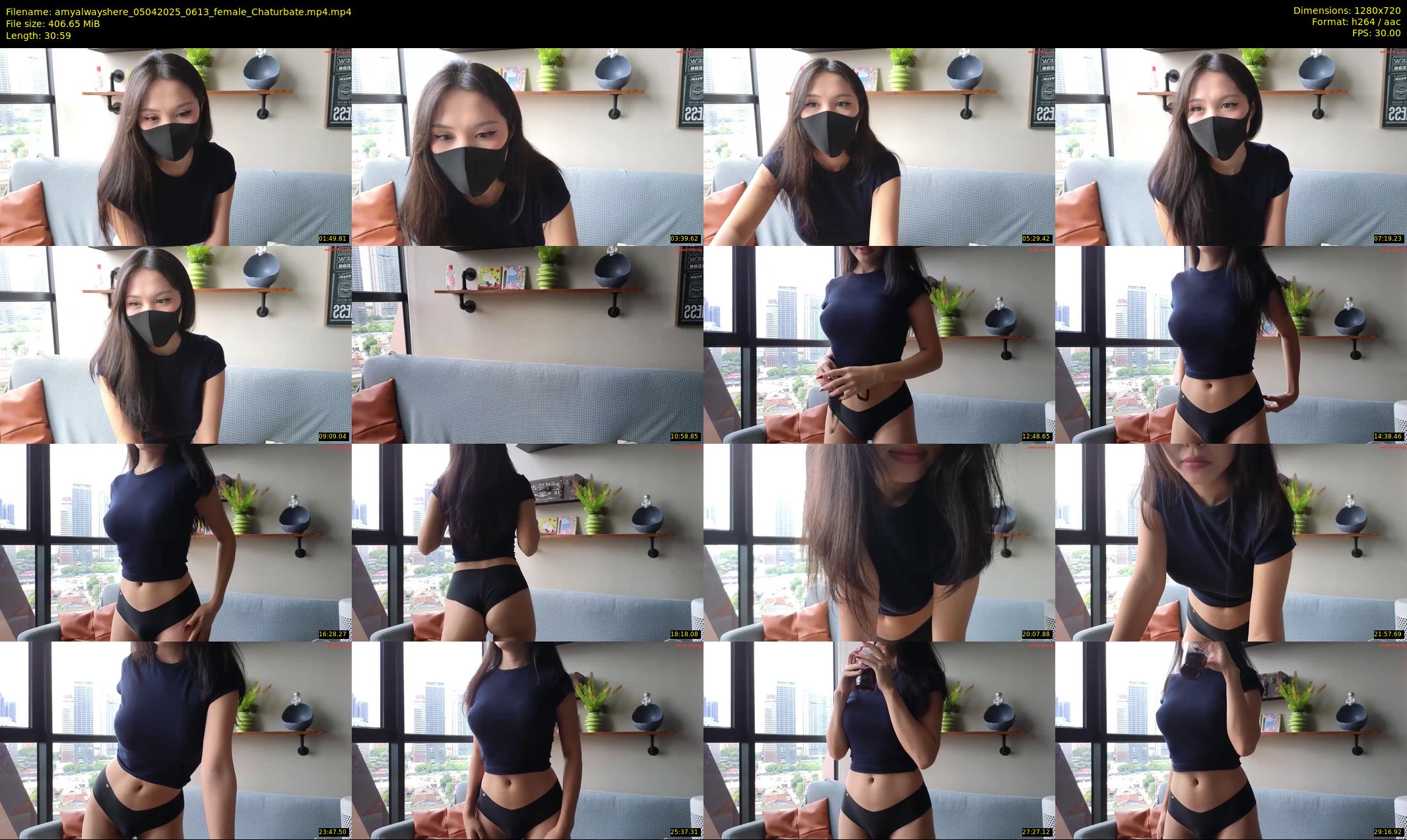 amyalwayshere — 31 minute Chaturbate female cam show recording, 720p, Apr 5, 2025