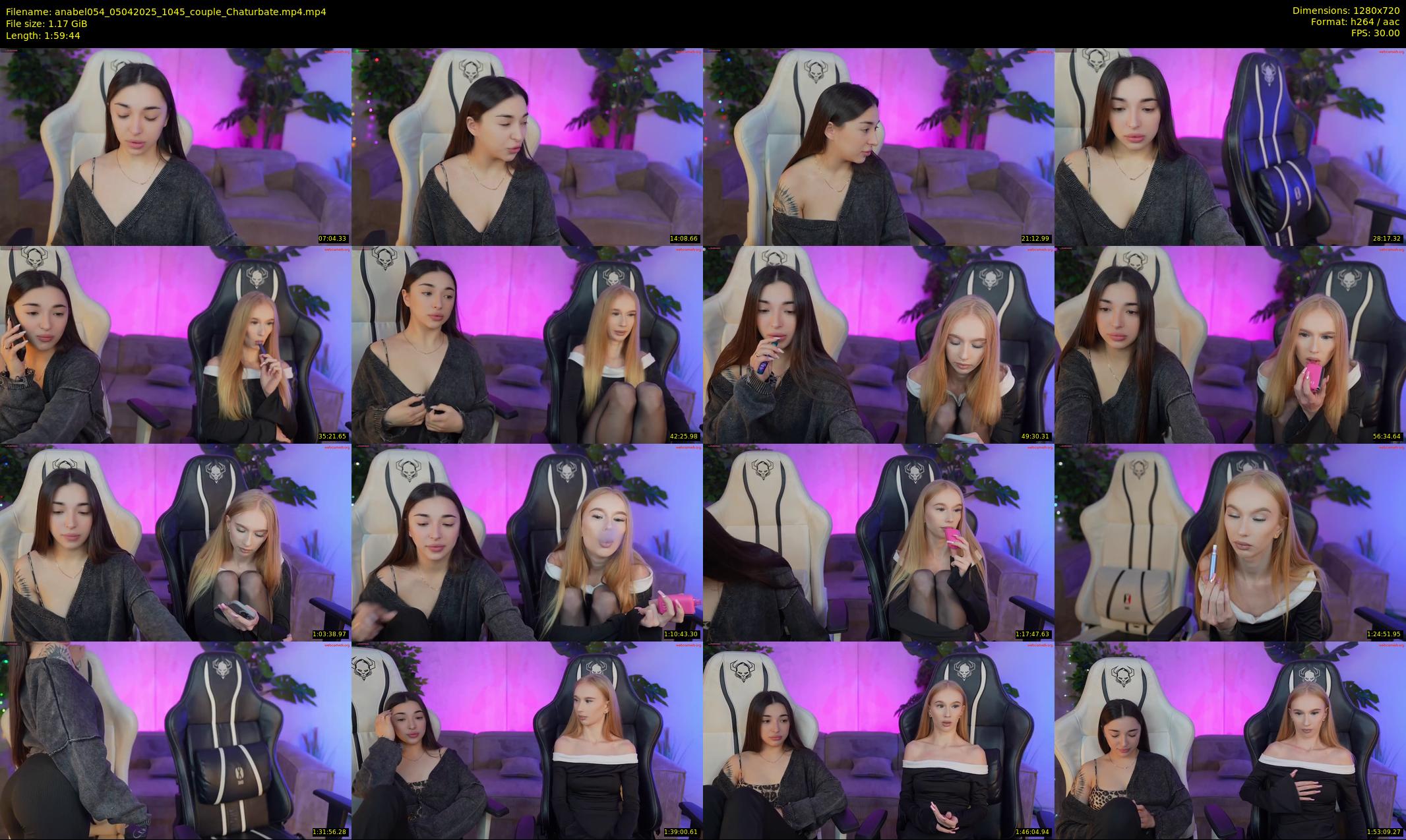 anabel054 — 120 minute Chaturbate female cam show recording, 720p, Apr 5, 2025