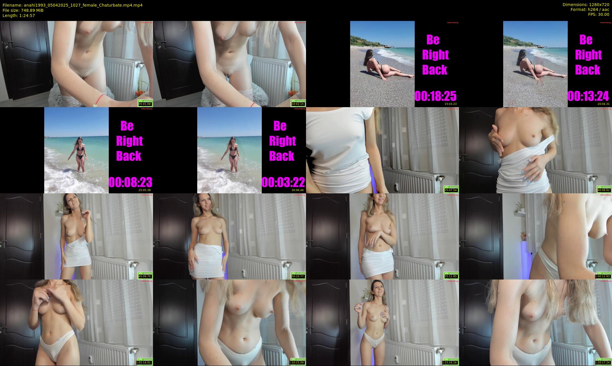 anahi1993 — 85 minute Chaturbate female cam show recording, 720p, Apr 5, 2025