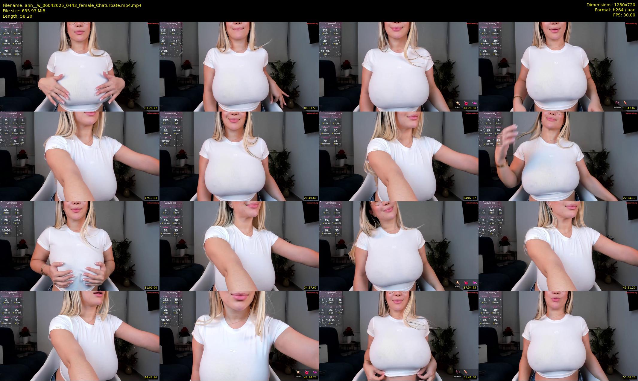 ann__w — 59 minute Chaturbate female cam show recording, 720p, Apr 6, 2025