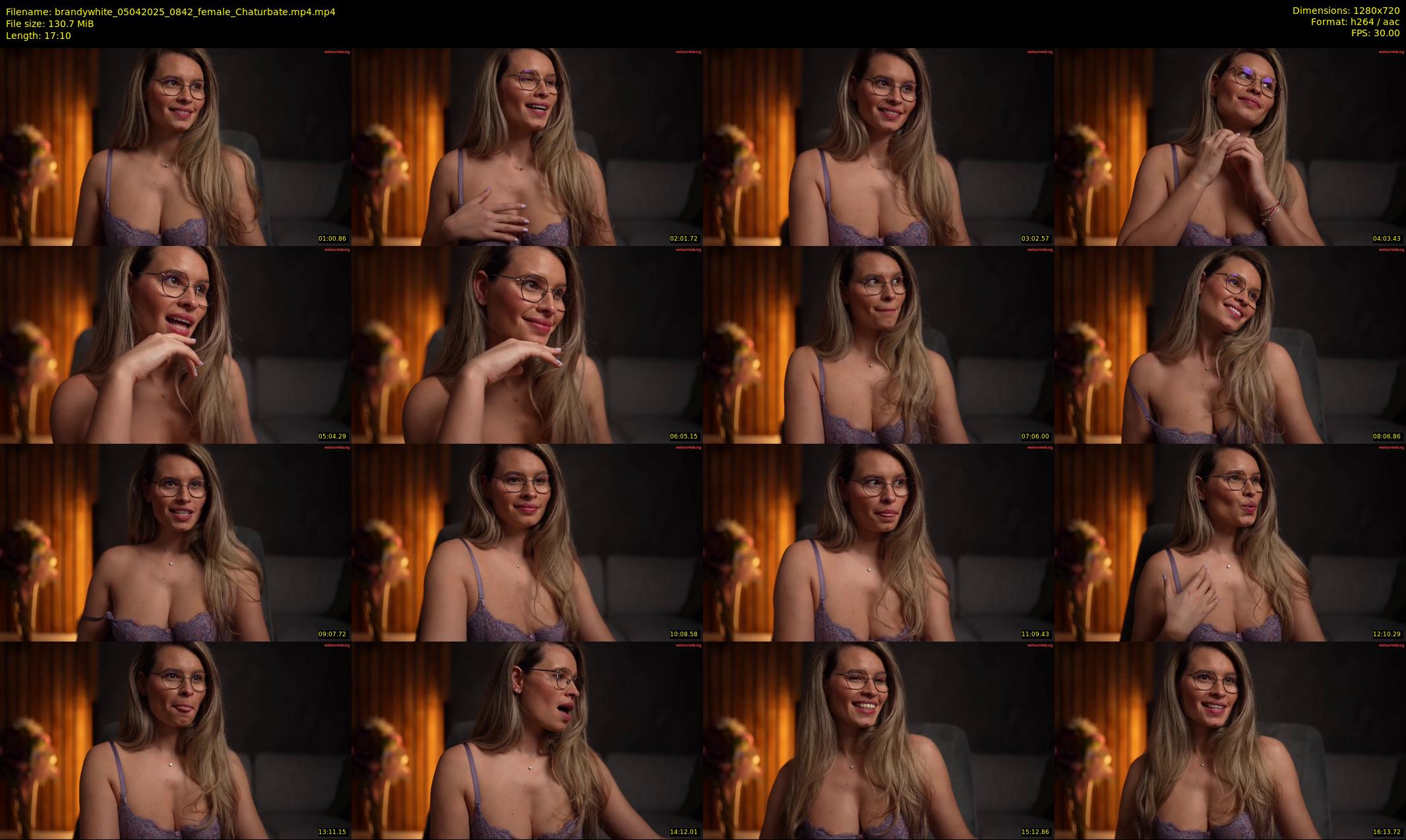 brandywhite — 18 minute Chaturbate female cam show recording, 720p, Apr 5, 2025