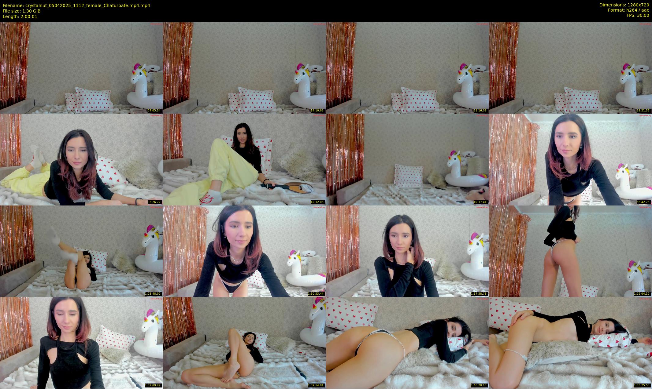 crystalnut — 121 minute Chaturbate female cam show recording, 720p, Apr 5, 2025