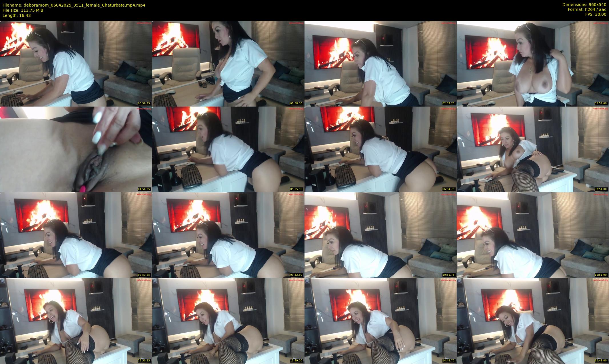 deboramom — 17 minute Chaturbate female cam show recording, 480p, Apr 6, 2025