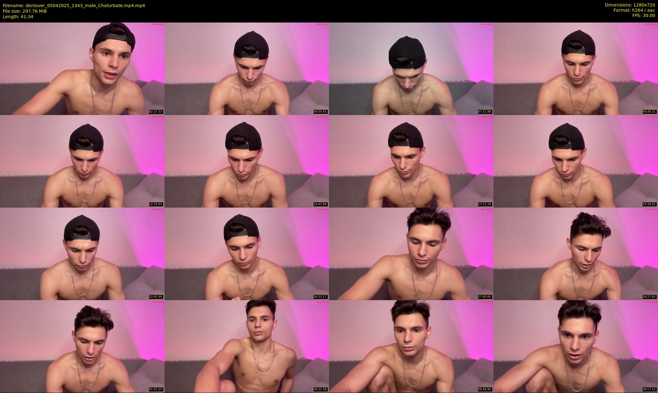 denlover — 42 minute Chaturbate male cam show recording, 720p, Apr 5, 2025