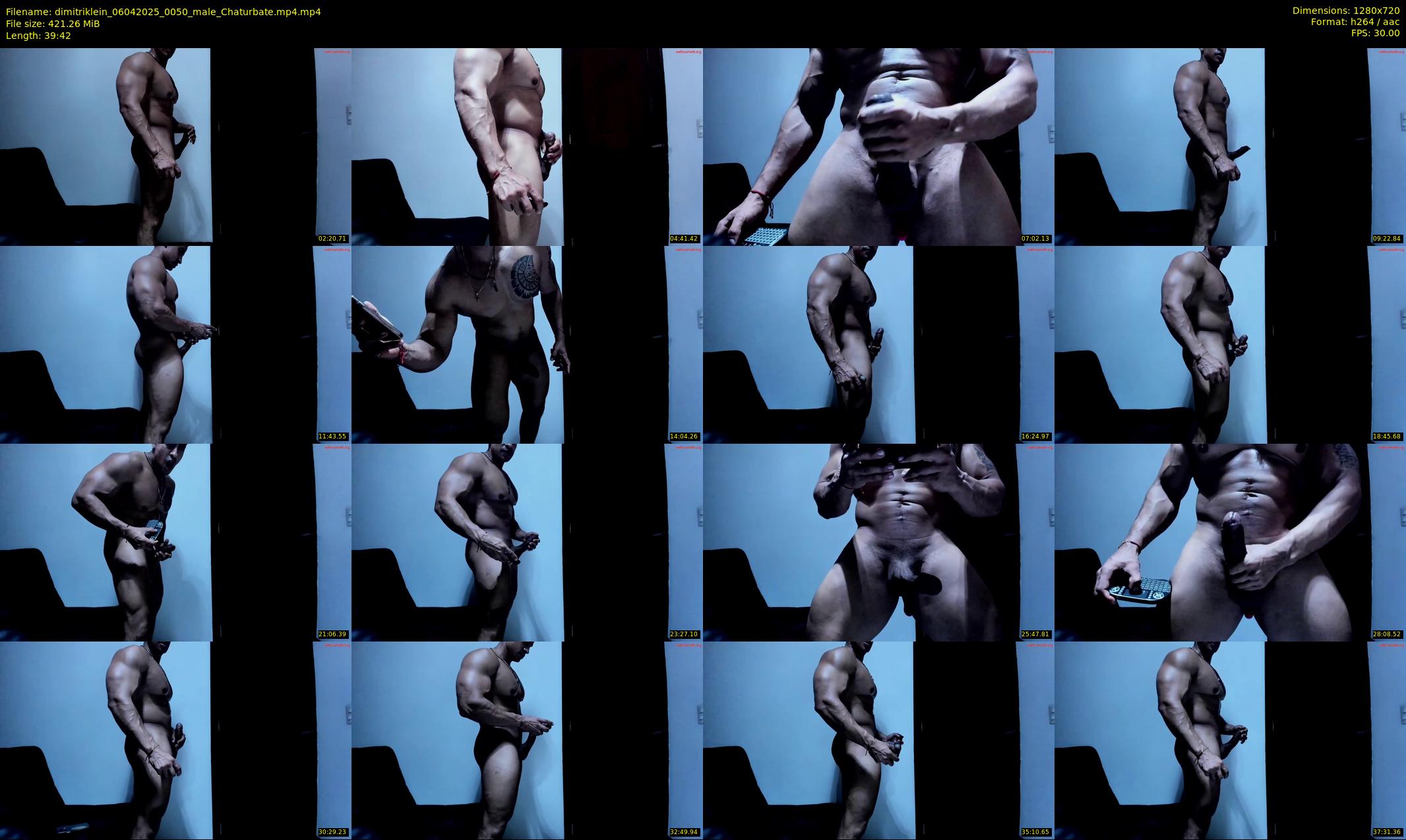 dimitriklein — 40 minute Chaturbate male cam show recording, 720p, Apr 6, 2025