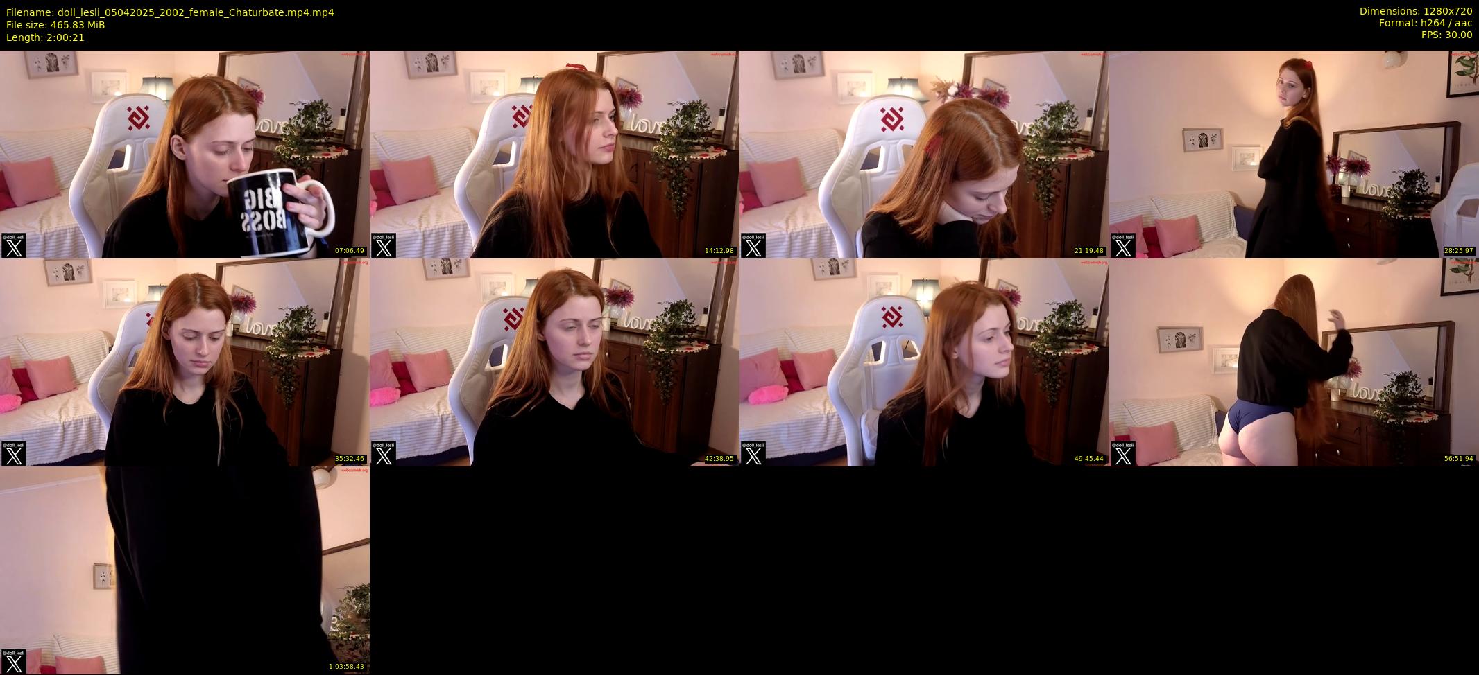 doll_lesli — 121 minute Chaturbate female cam show recording, 720p, Apr 5, 2025