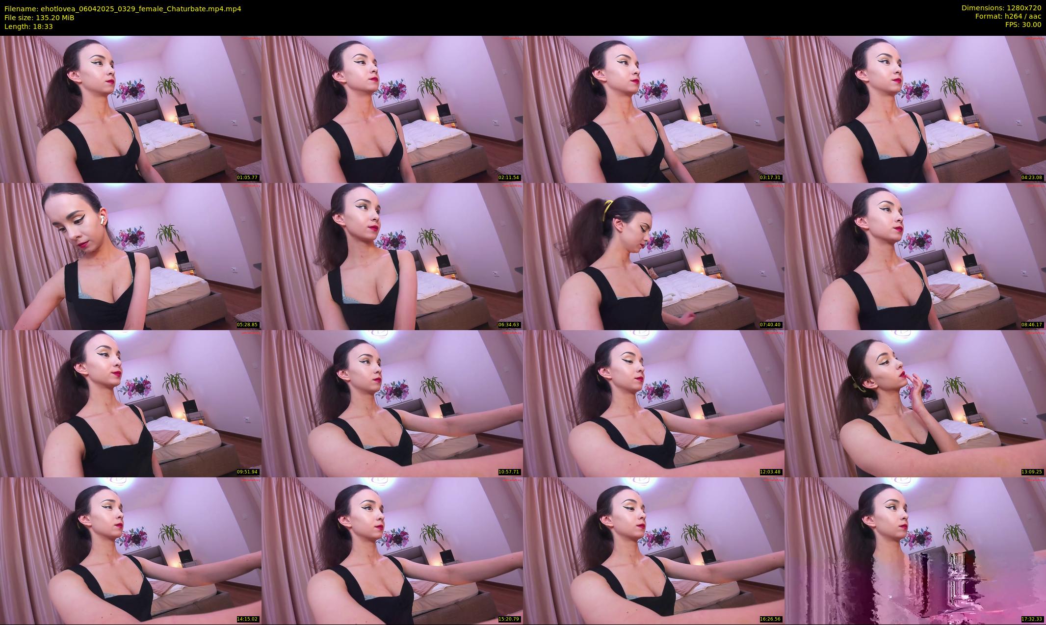 ehotlovea — 19 minute Chaturbate female cam show recording, 720p, Apr 6, 2025