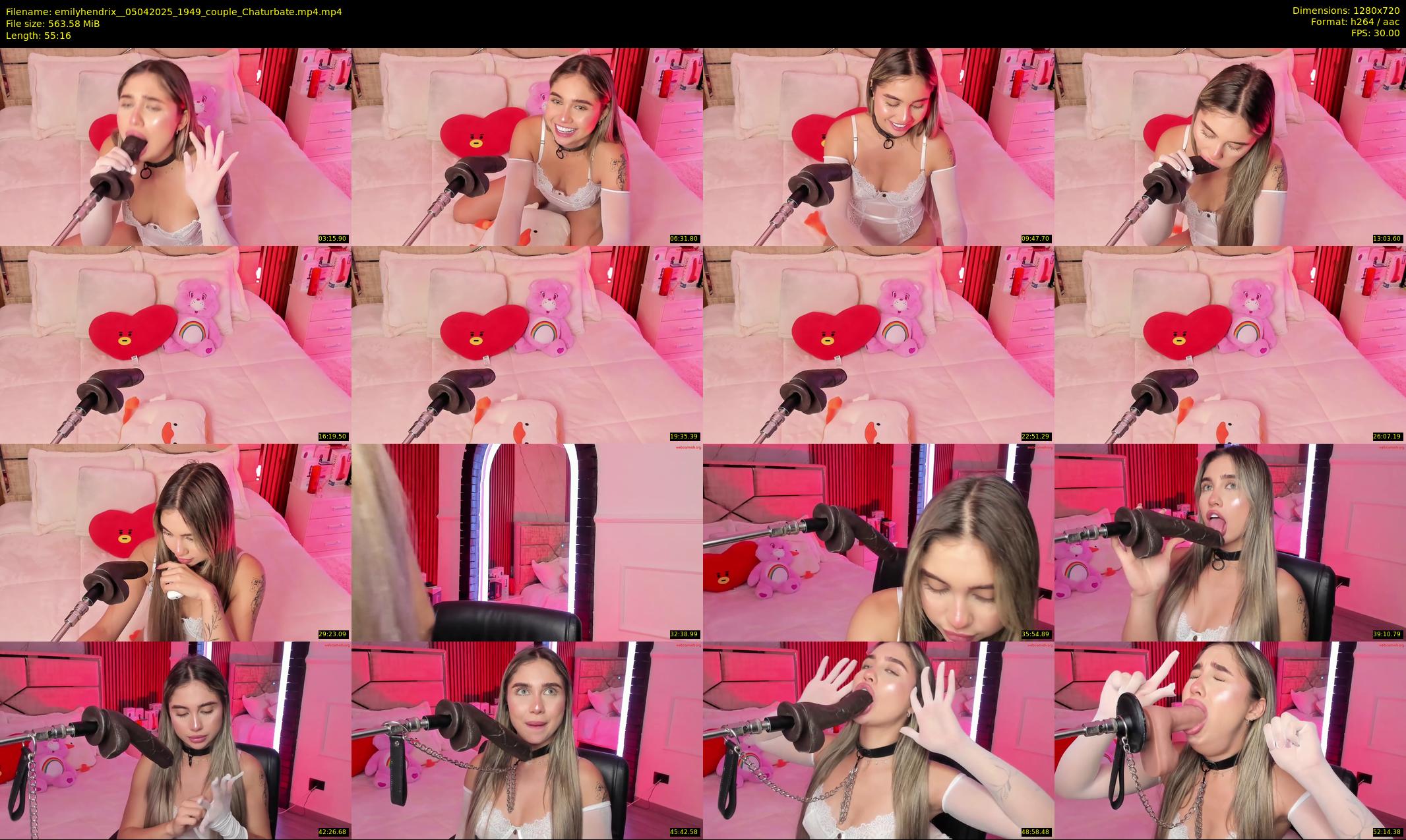 emilyhendrix_ — 56 minute Chaturbate couple cam show recording, 720p, Apr 5, 2025
