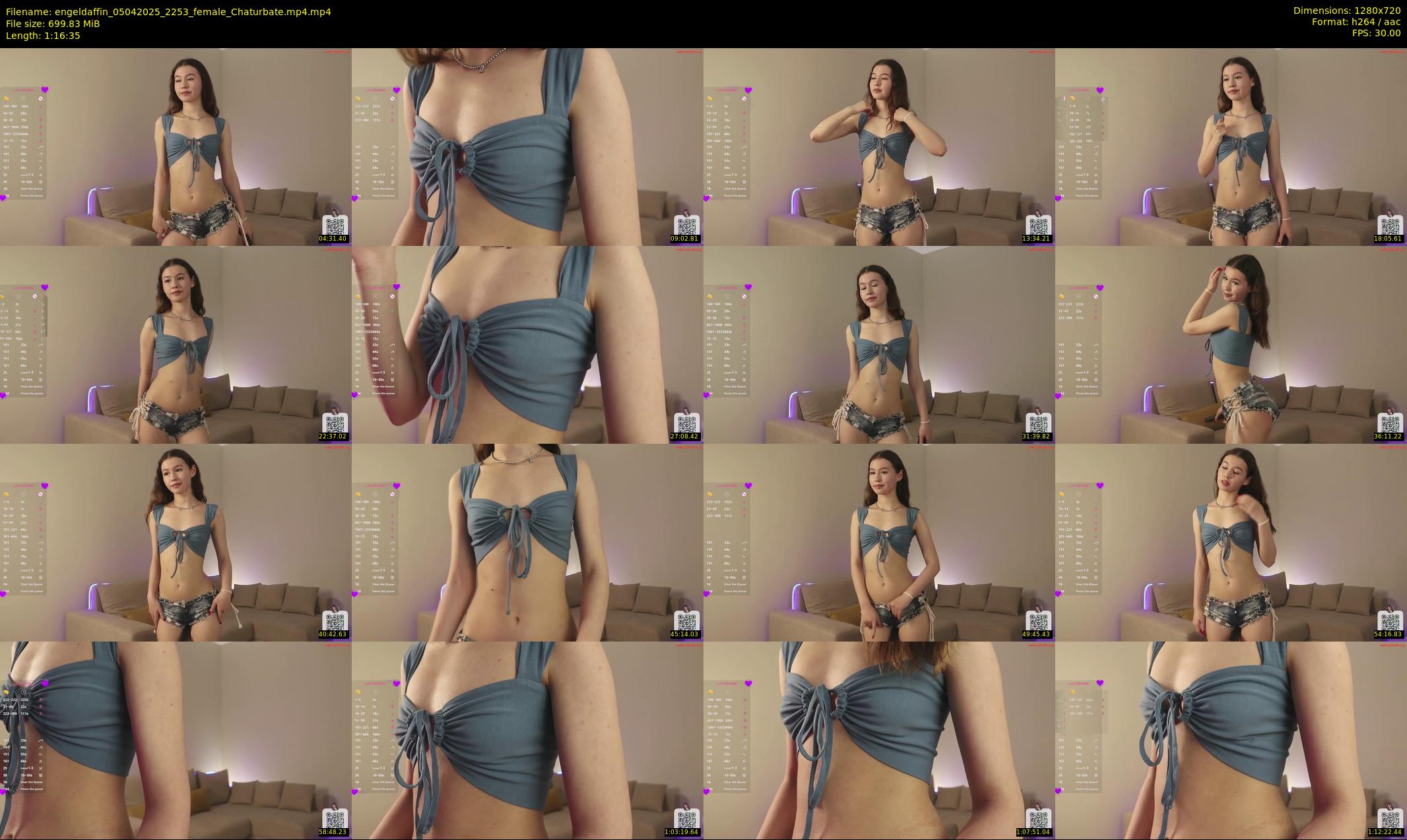 engeldaffin — 77 minute Chaturbate female cam show recording, 720p, Apr 5, 2025