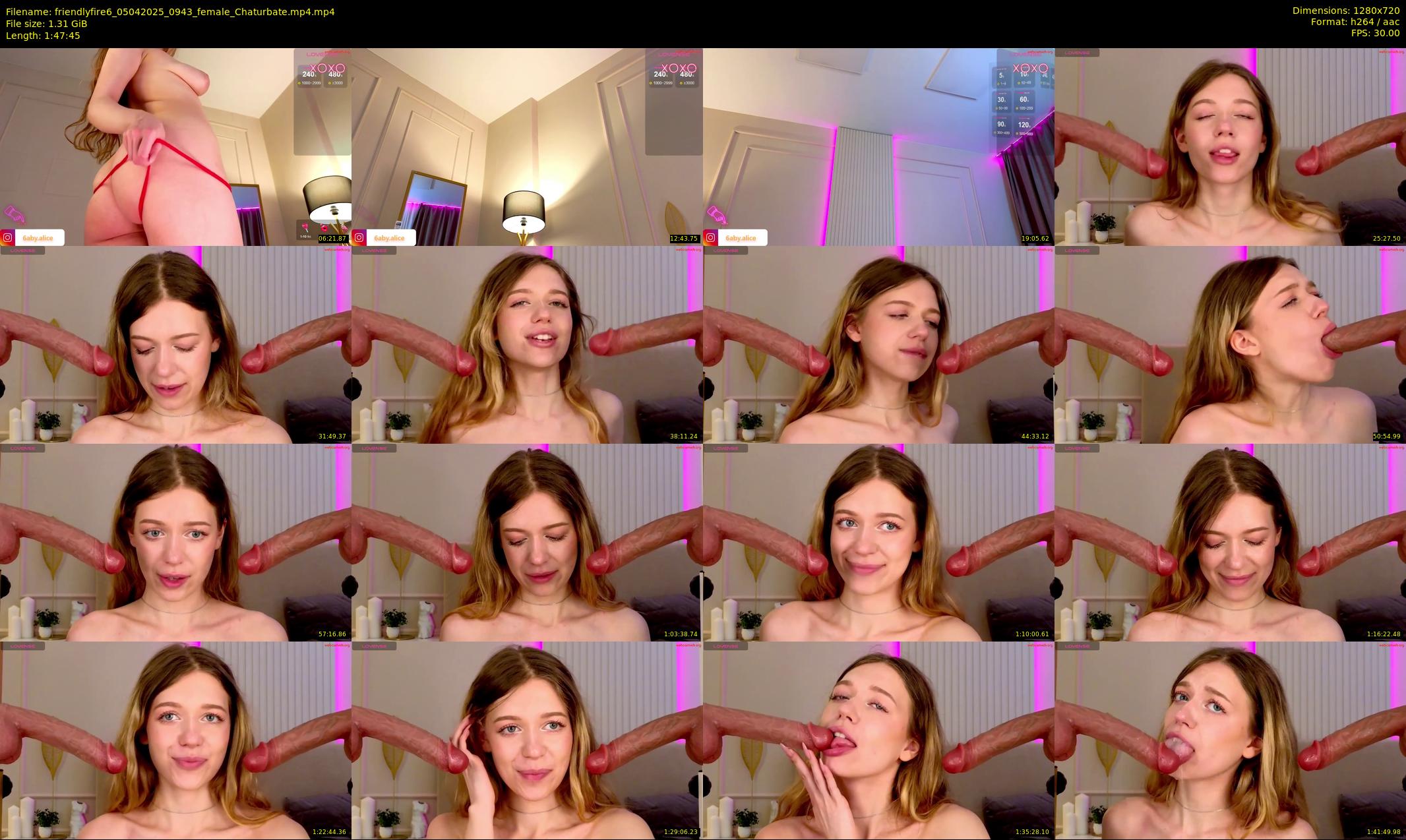 friendlyfire6 — 108 minute Chaturbate female cam show recording, 720p, Apr 5, 2025