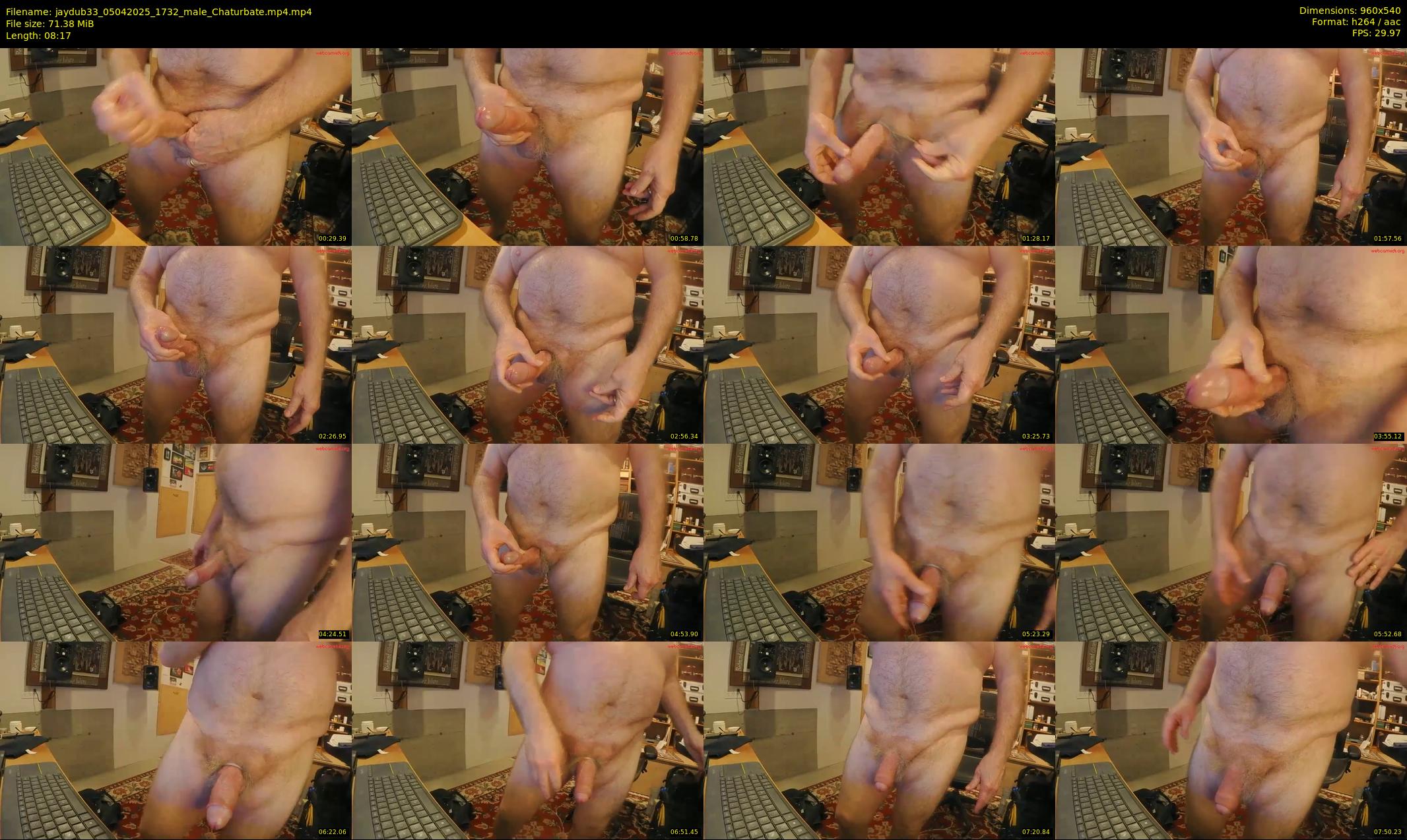 jaydub33 — 9 minute Chaturbate male cam show recording, 480p, Apr 5, 2025