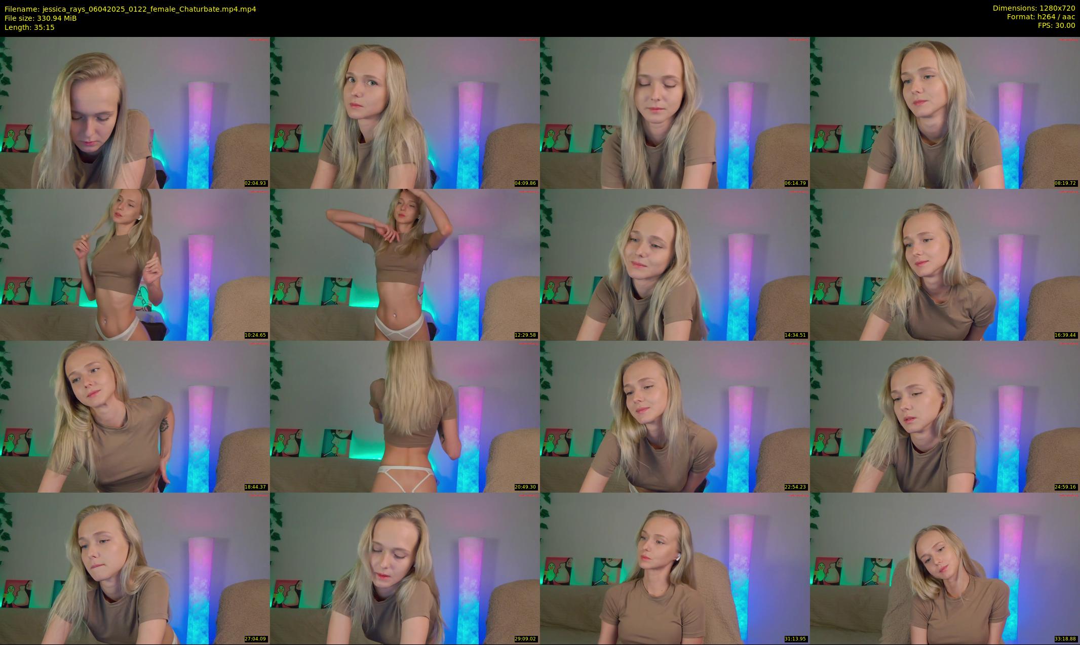 jessica_rays — 36 minute Chaturbate couple cam show recording, 720p, Apr 6, 2025