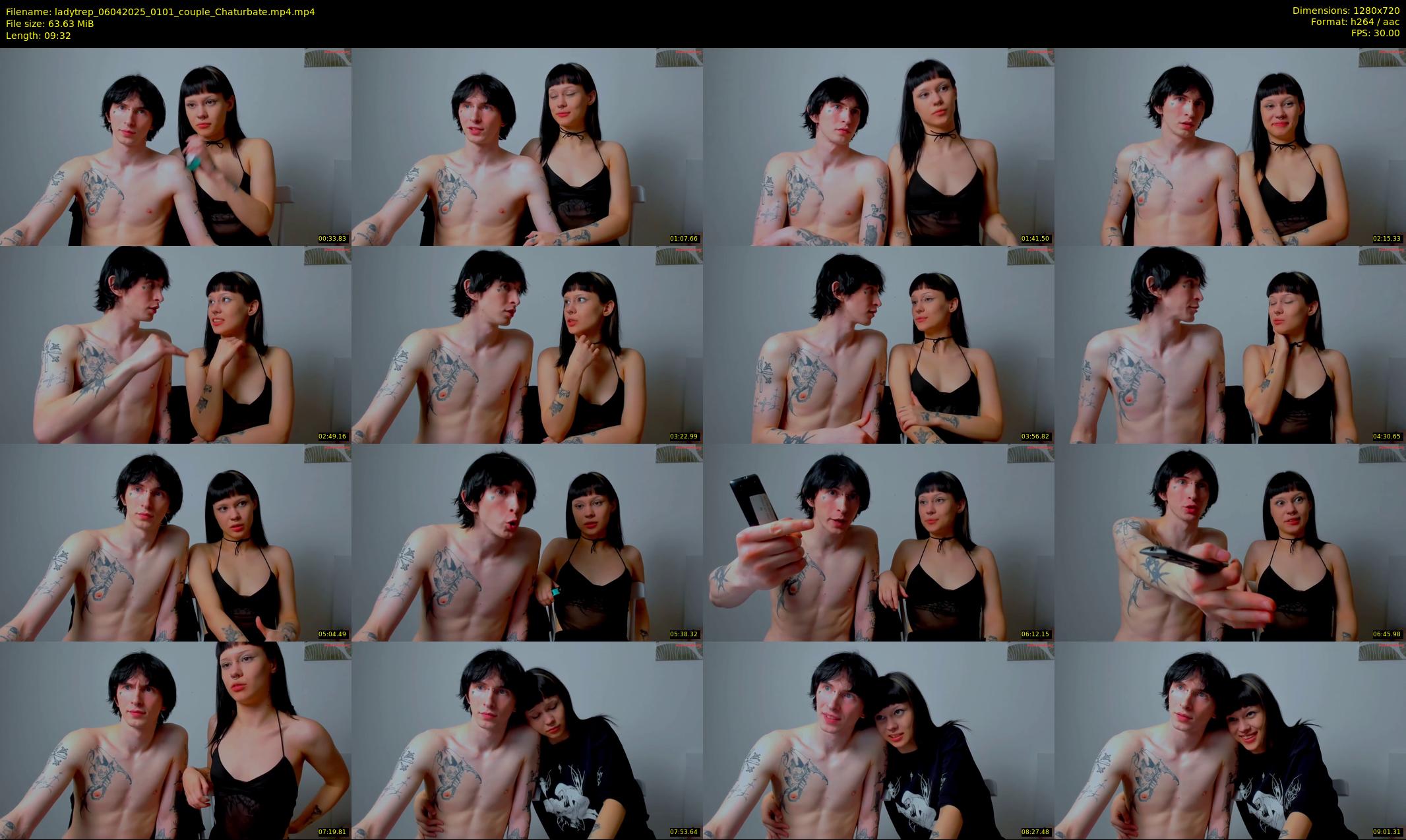 ladytrep — 10 minute Chaturbate couple cam show recording, 720p, Apr 6, 2025