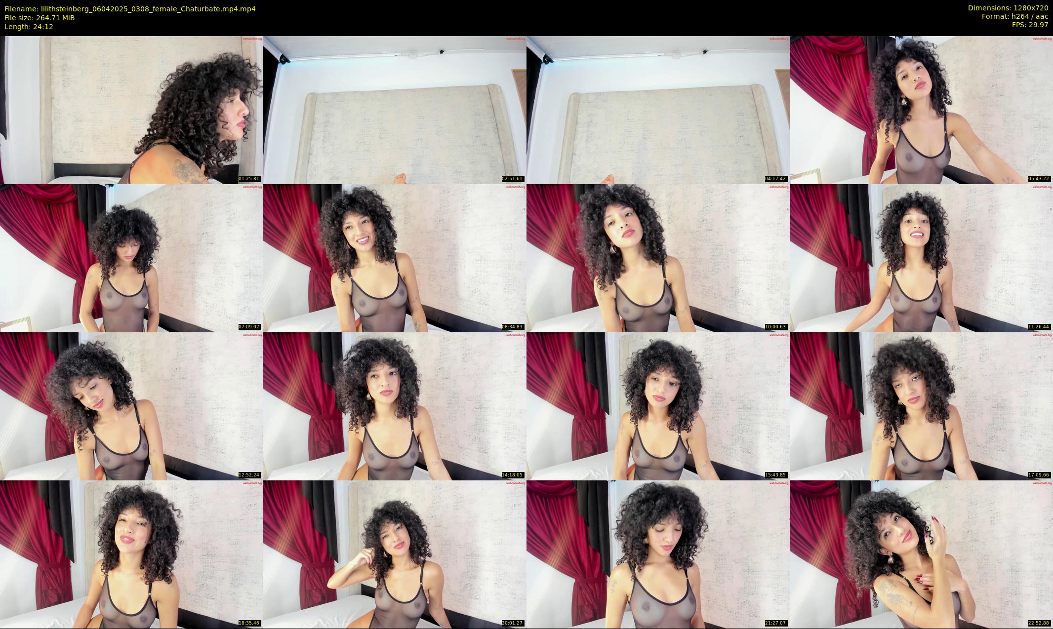 lilithsteinberg — 25 minute Chaturbate female cam show recording, 720p, Apr 6, 2025