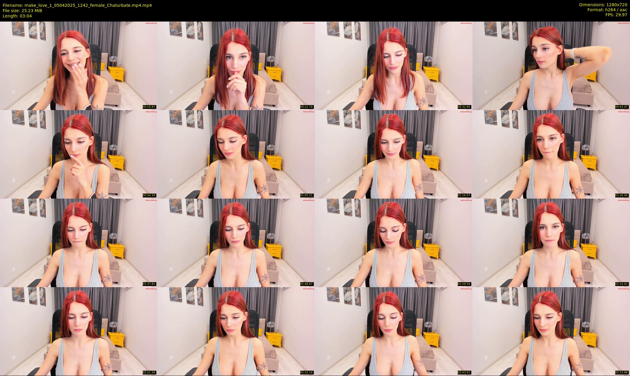 make_love_1 — 4 minute Chaturbate female cam show recording, 720p, Apr 5, 2025