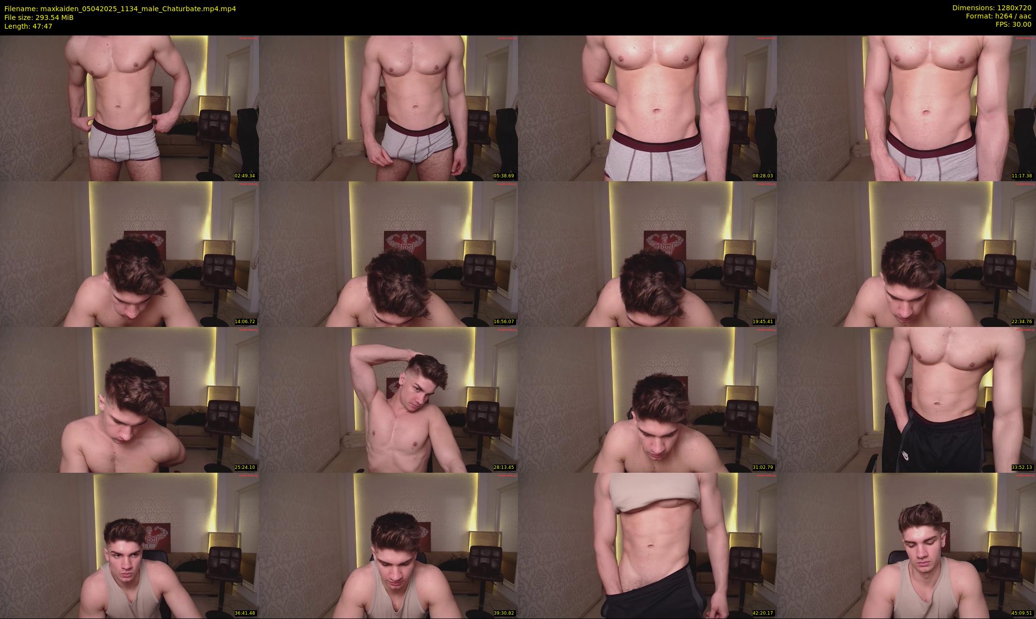 maxkaiden — 48 minute Chaturbate male cam show recording, 720p, Apr 5, 2025