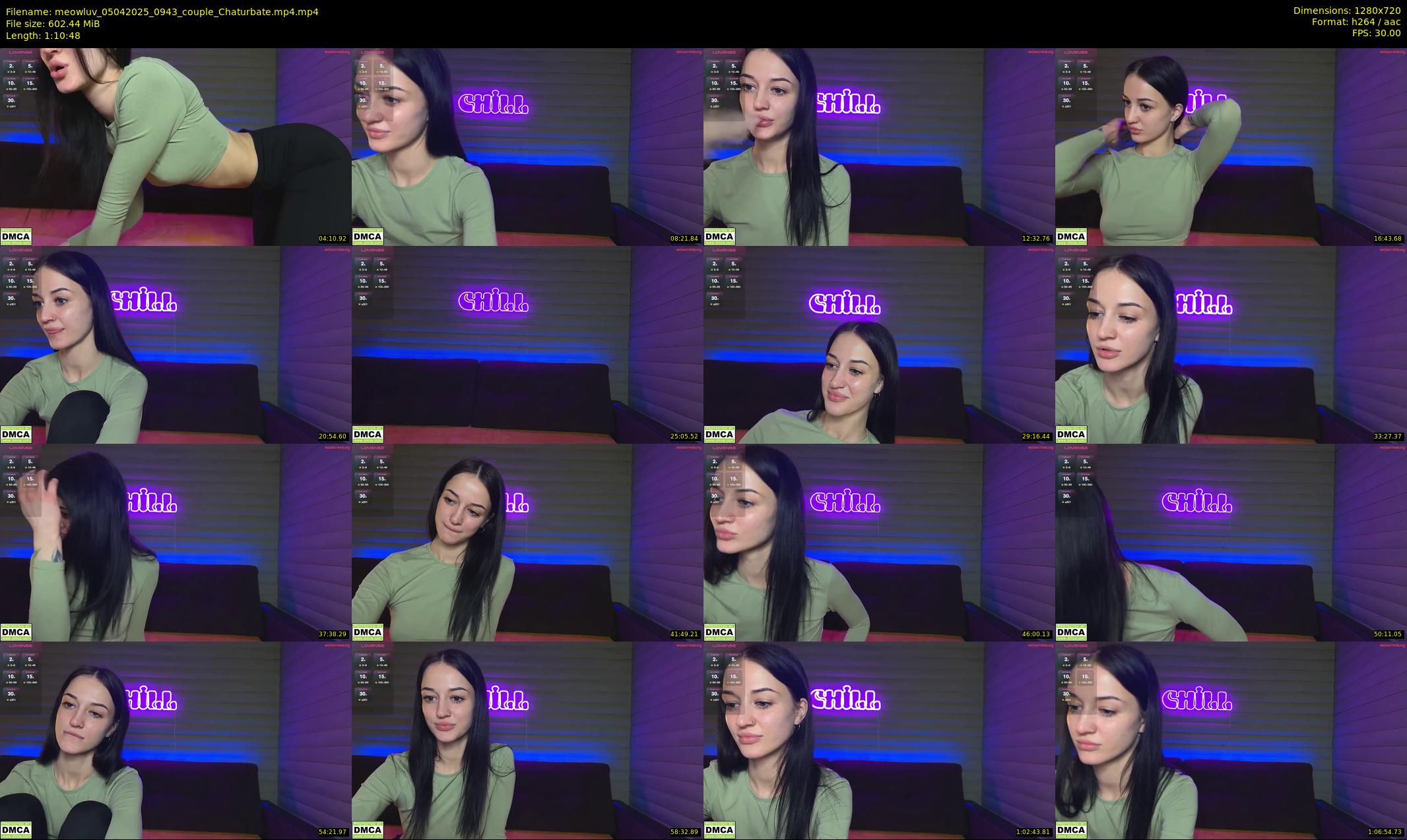 meowluv — 71 minute Chaturbate couple cam show recording, 720p, Apr 5, 2025