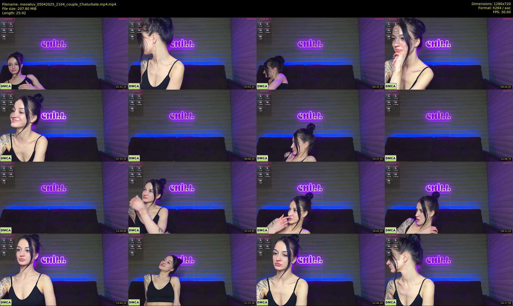 meowluv — 26 minute Chaturbate couple cam show recording, 720p, Apr 5, 2025
