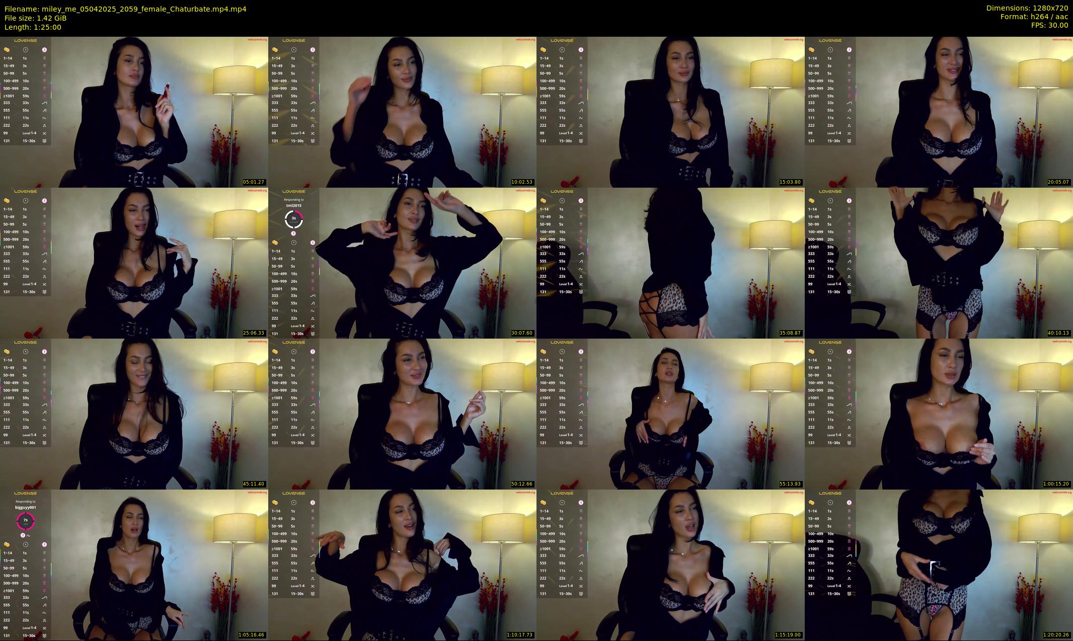 miley_me — 85 minute Chaturbate female cam show recording, 720p, Apr 5, 2025