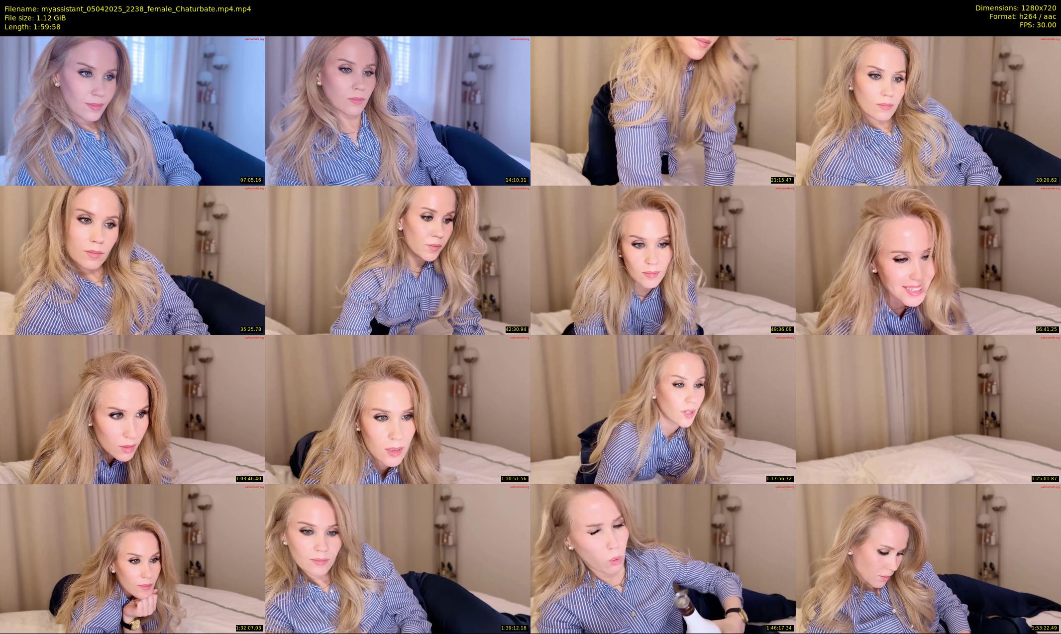 myassistant — 120 minute Chaturbate female cam show recording, 720p, Apr 5, 2025