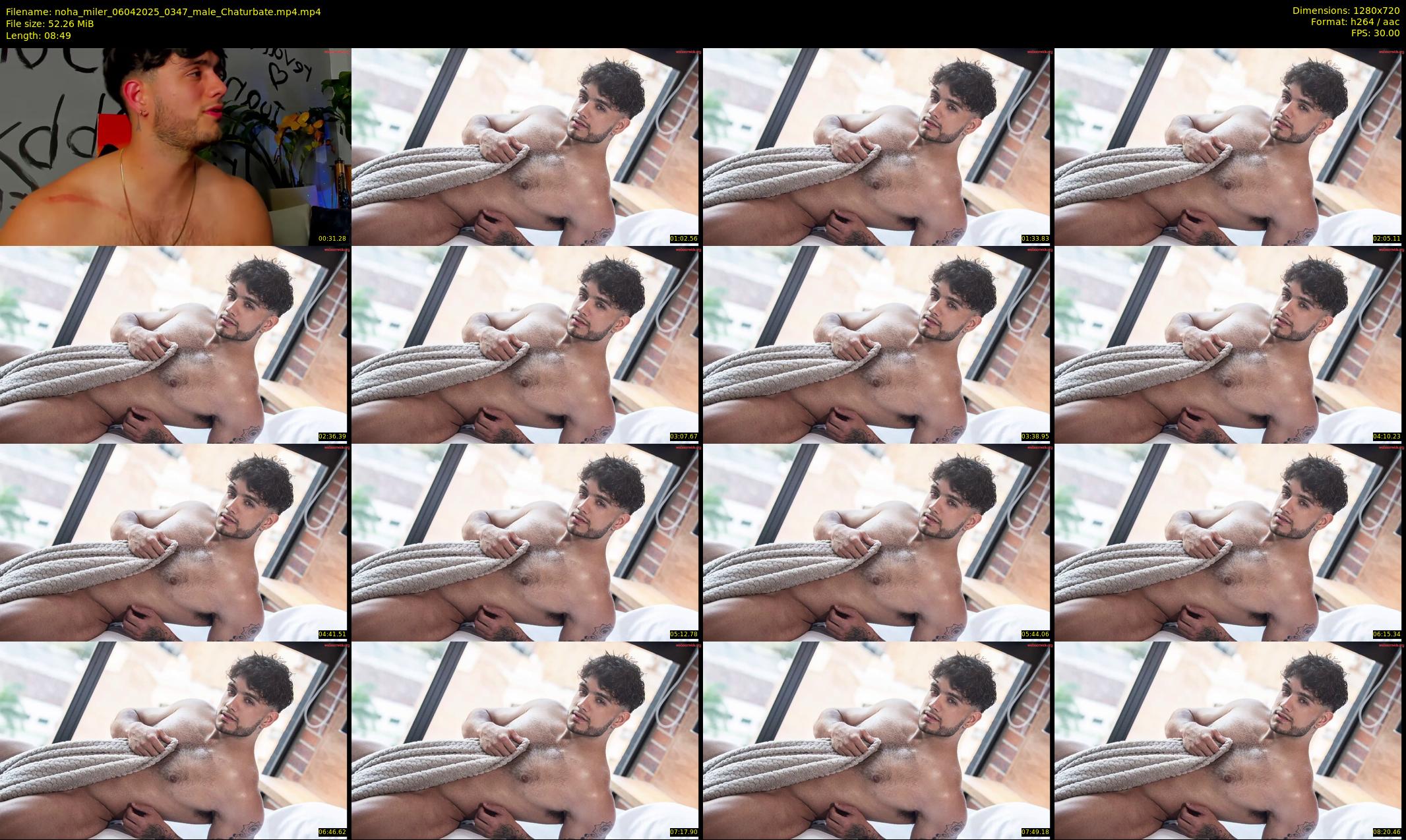 noha_miler — 9 minute Chaturbate male cam show recording, 720p, Apr 6, 2025