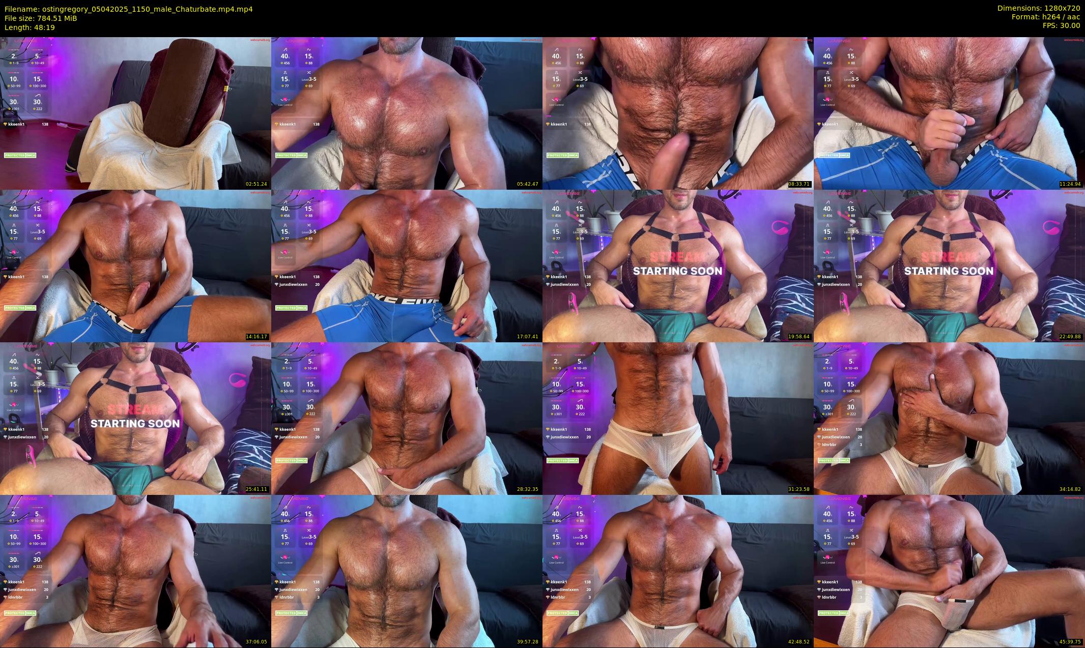 ostingregory — 49 minute Chaturbate male cam show recording, 720p, Apr 5, 2025