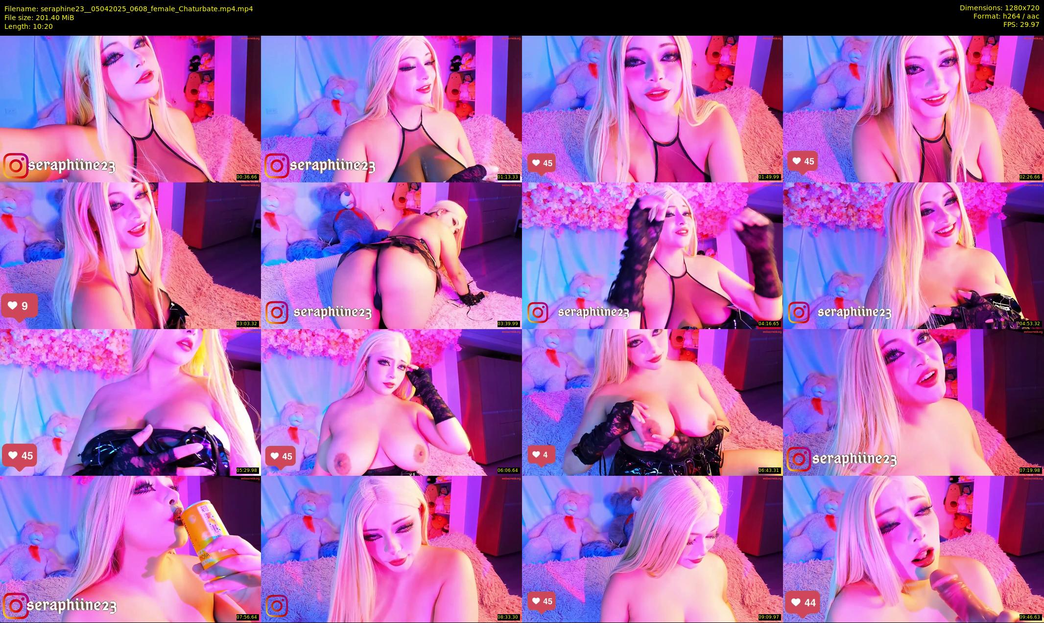 seraphine23_ — 11 minute Chaturbate female cam show recording, 720p, Apr 5, 2025
