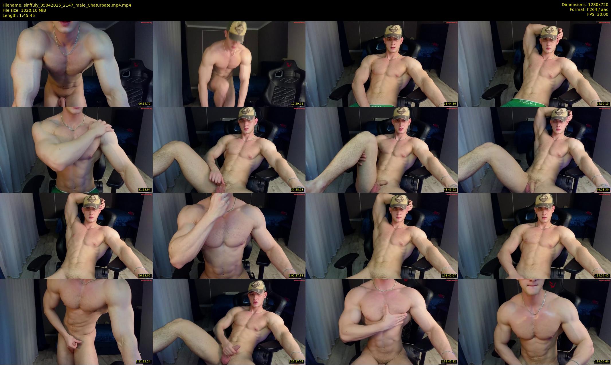 sinffuly — 106 minute Chaturbate male cam show recording, 720p, Apr 5, 2025