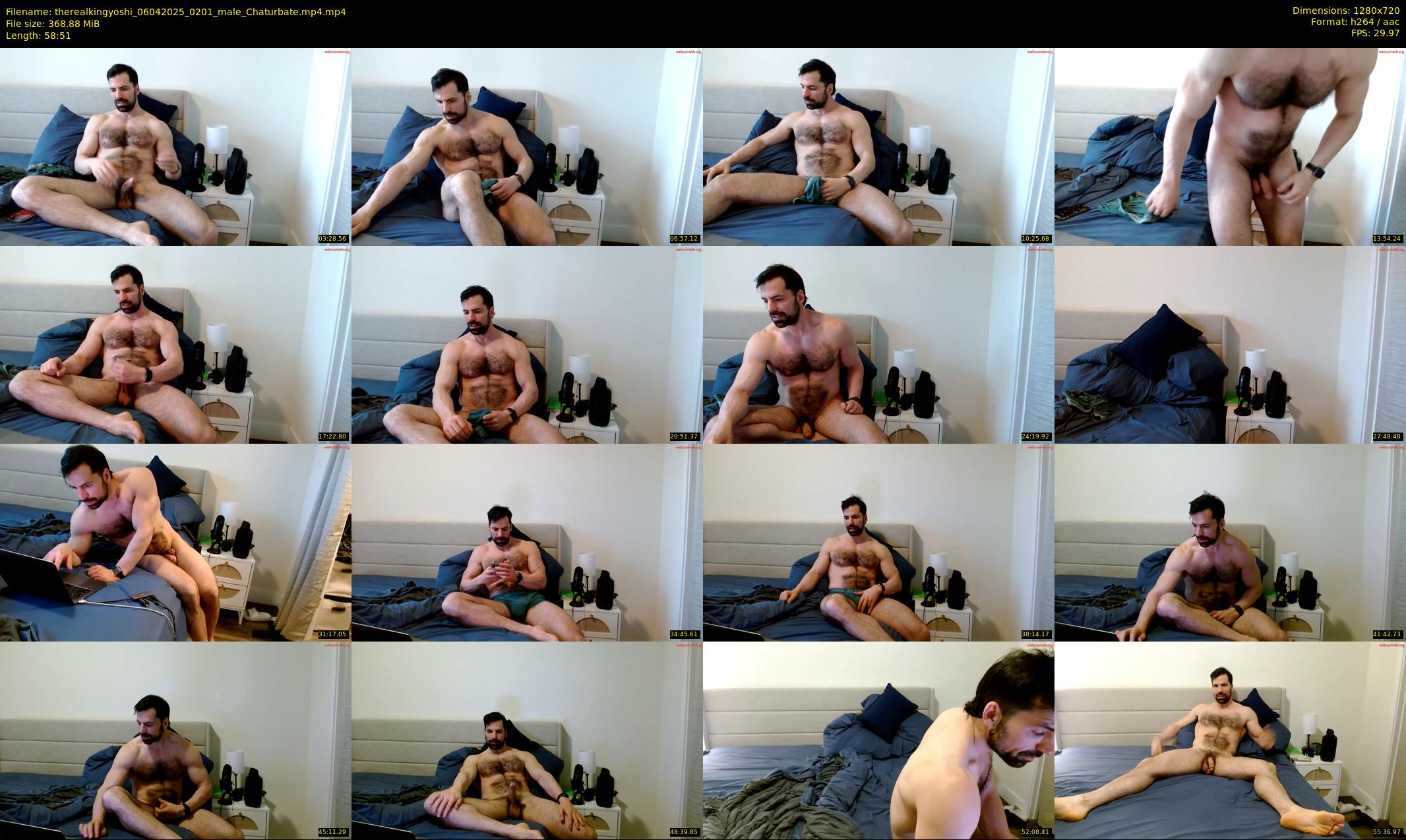 therealkingyoshi — 59 minute Chaturbate male cam show recording, 720p, Apr 6, 2025