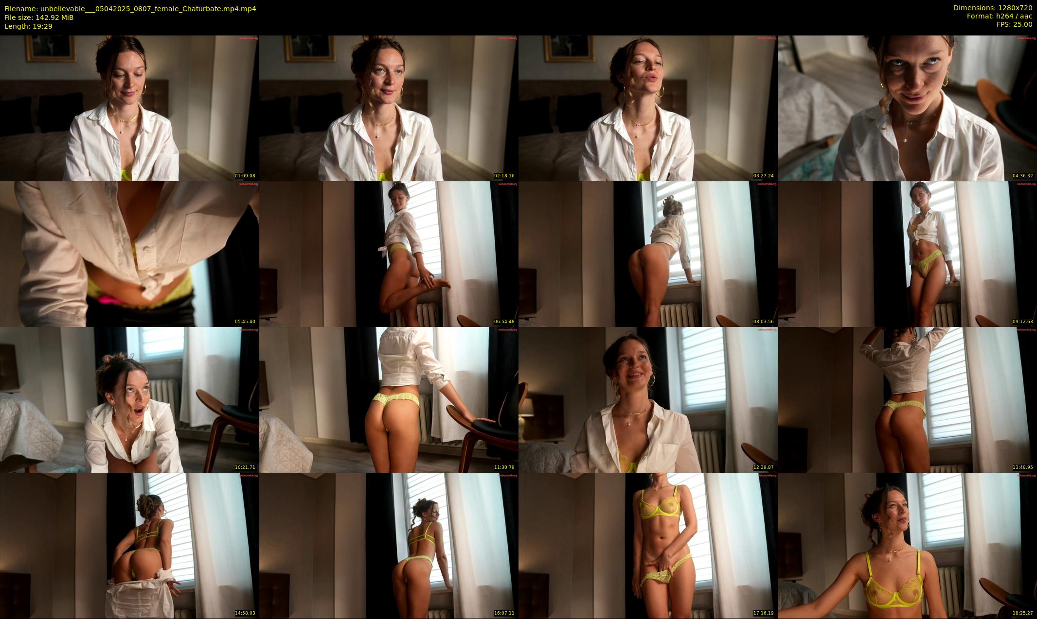 unbelievable__ — 20 minute Chaturbate female cam show recording, 720p, Apr 5, 2025
