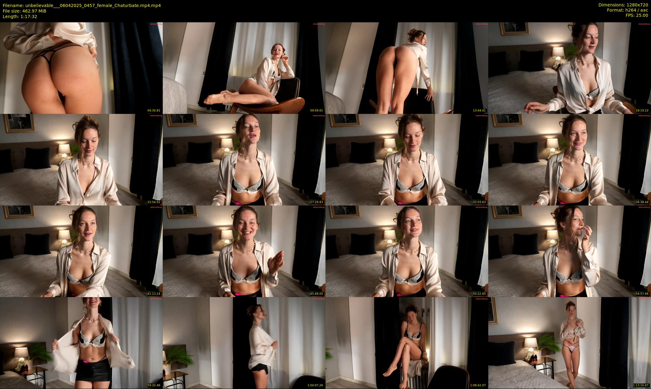 unbelievable__ — 78 minute Chaturbate female cam show recording, 720p, Apr 6, 2025