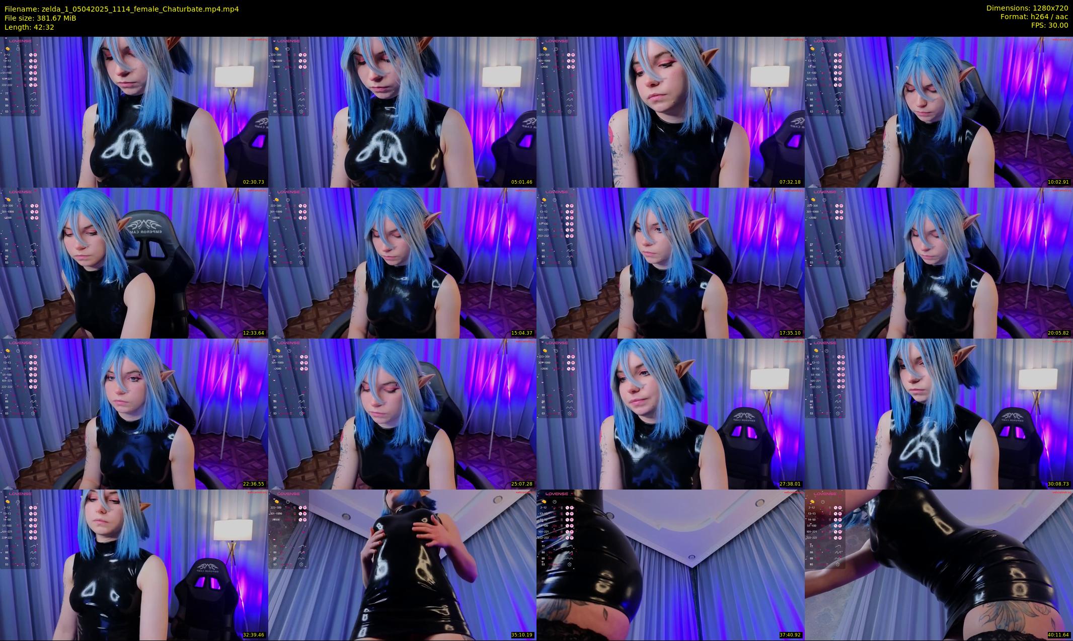zelda_1 — 43 minute Chaturbate female cam show recording, 720p, Apr 5, 2025