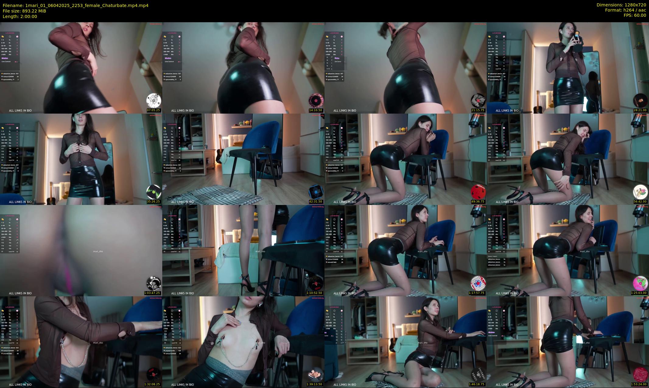 1mari_01 — 120 minute Chaturbate female cam show recording, 720p, Apr 6, 2025