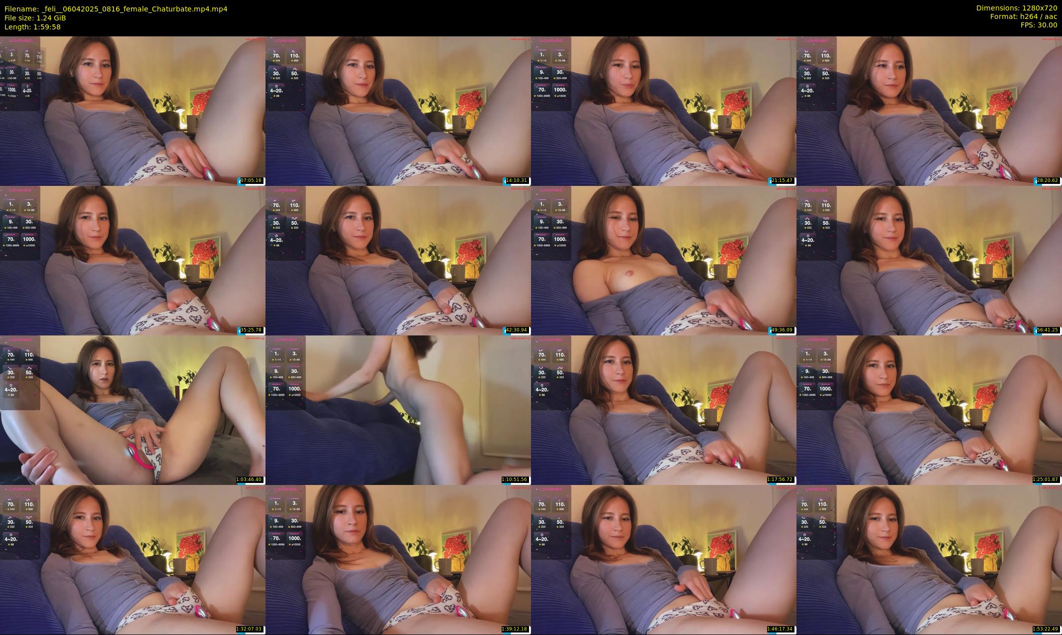 _feli_ — 120 minute Chaturbate female cam show recording, 720p, Apr 6, 2025
