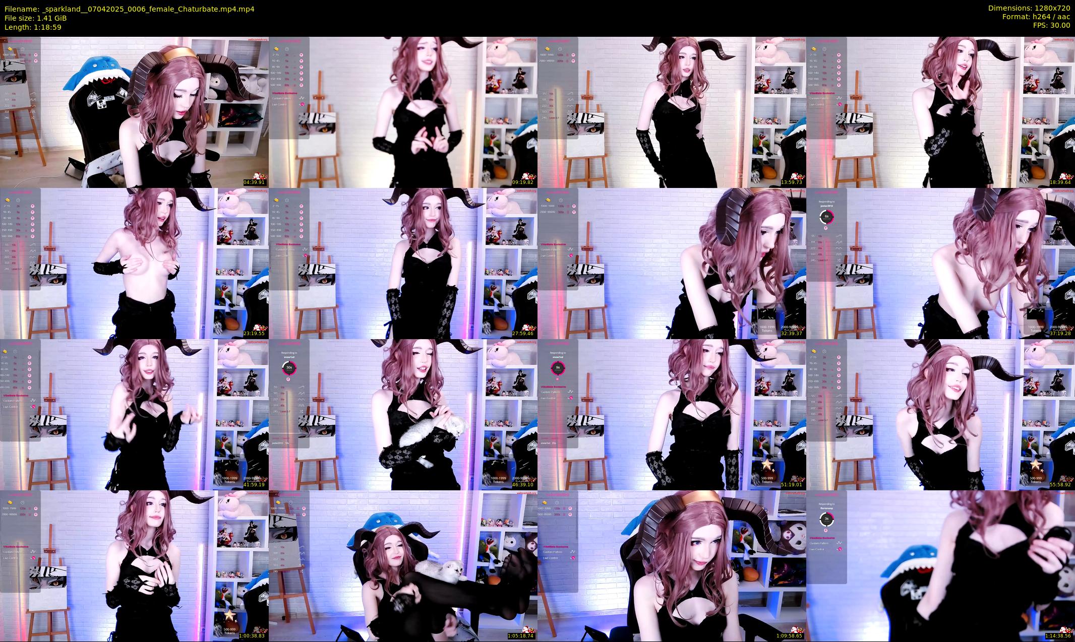 _sparkland_ — 79 minute Chaturbate female cam show recording, 720p, Apr 7, 2025