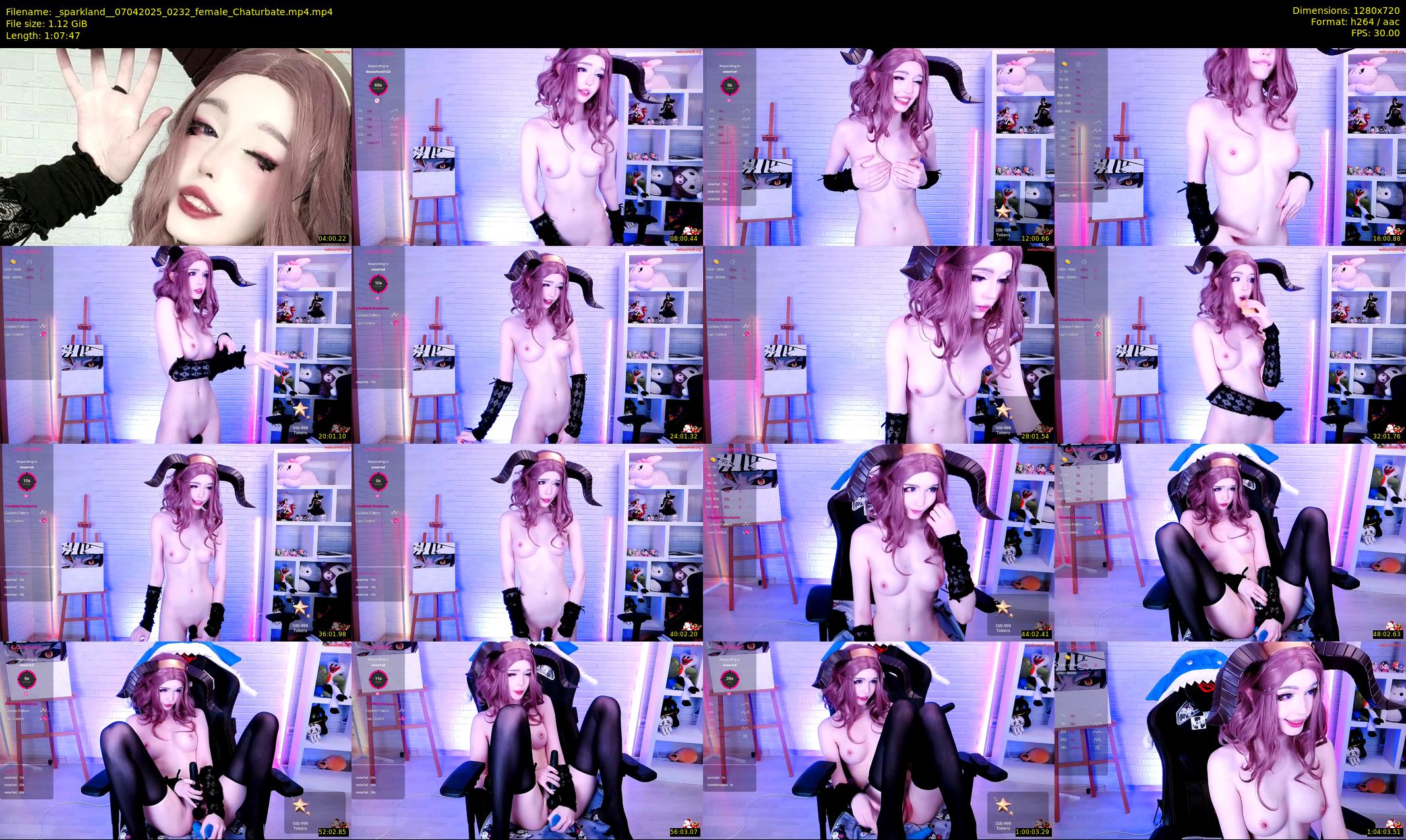 _sparkland_ — 68 minute Chaturbate female cam show recording, 720p, Apr 7, 2025