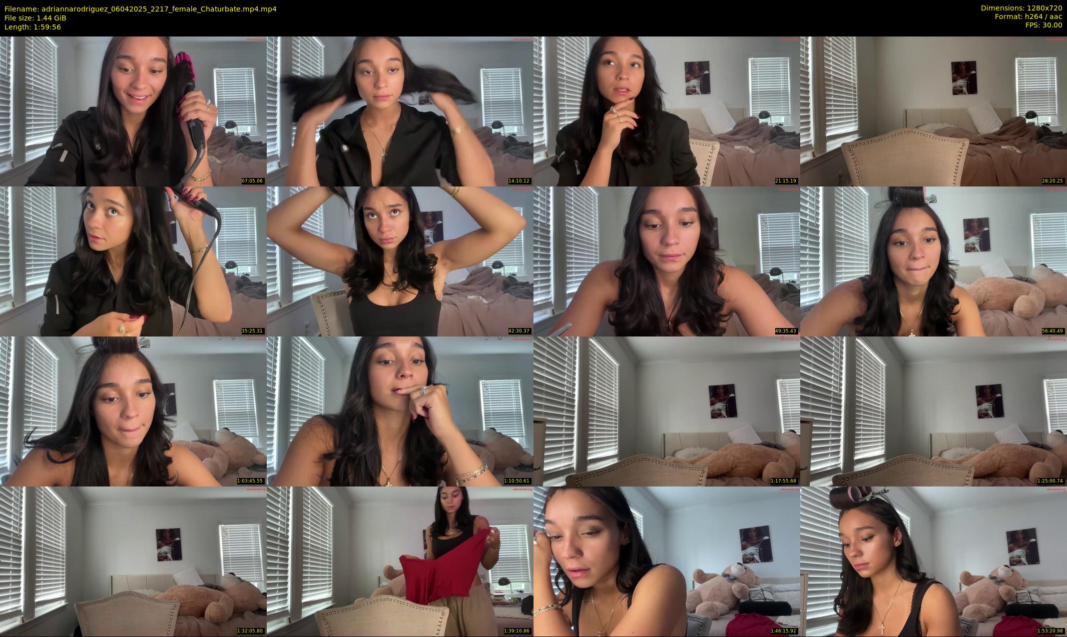 adriannarodriguez — 120 minute Chaturbate female cam show recording, 720p, Apr 6, 2025