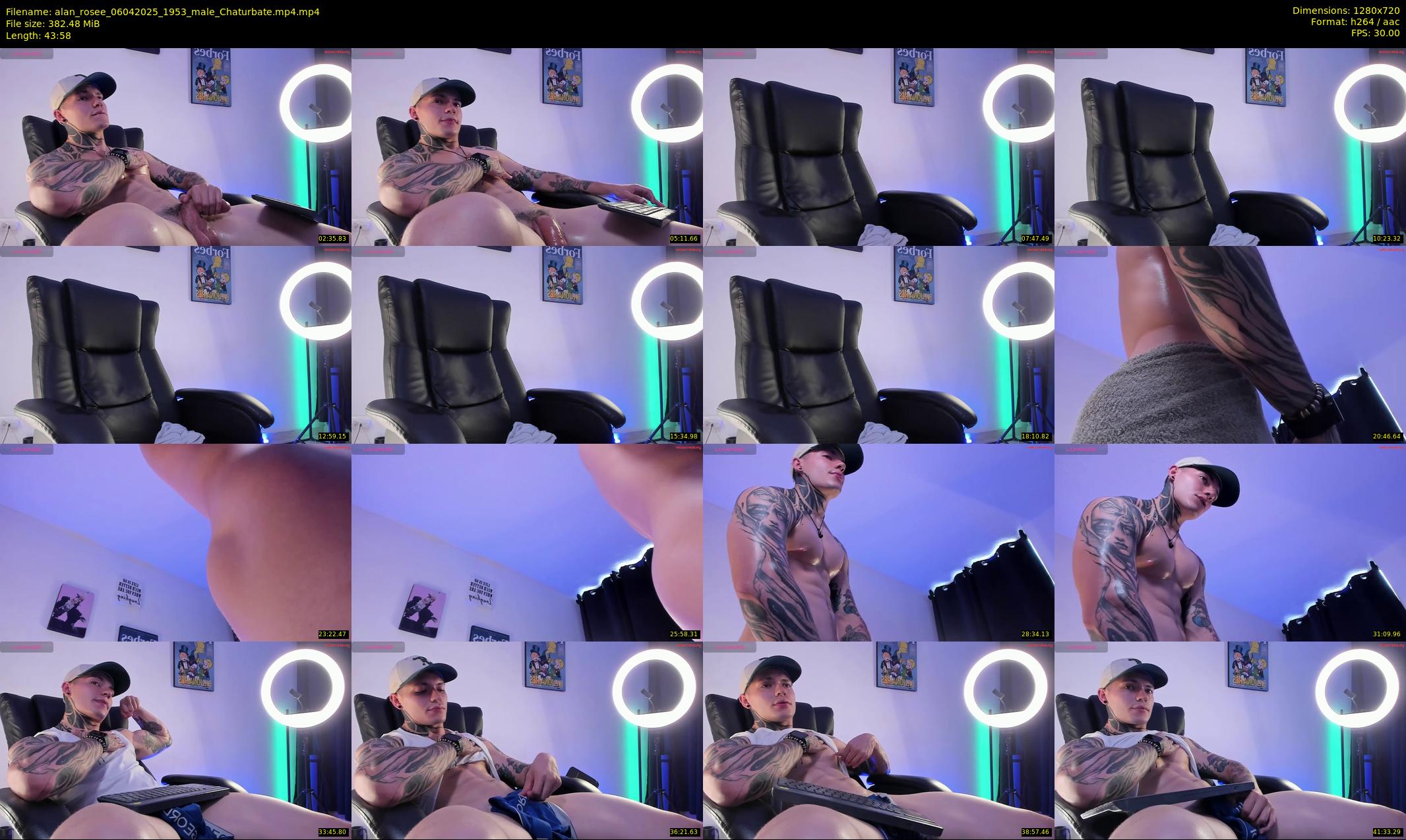 alan_rosee — 44 minute Chaturbate male cam show recording, 720p, Apr 6, 2025