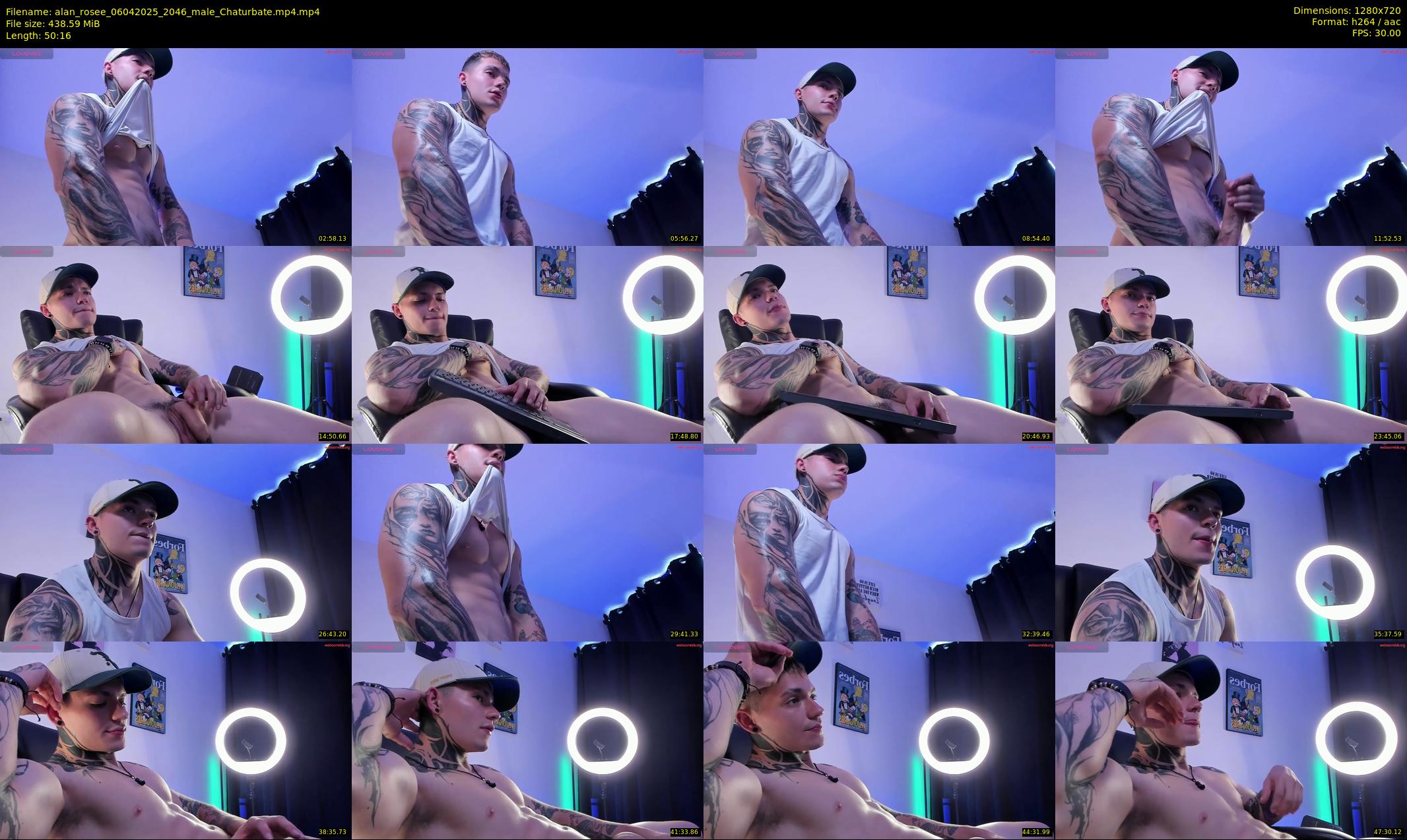alan_rosee — 51 minute Chaturbate male cam show recording, 720p, Apr 6, 2025