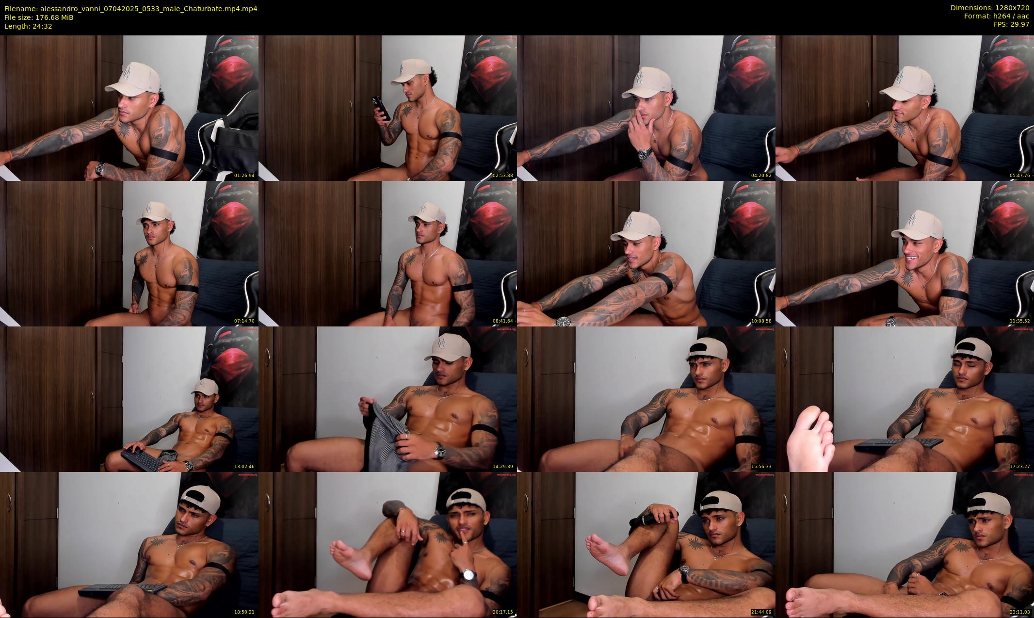 alessandro_vanni — 25 minute Chaturbate male cam show recording, 720p, Apr 7, 2025