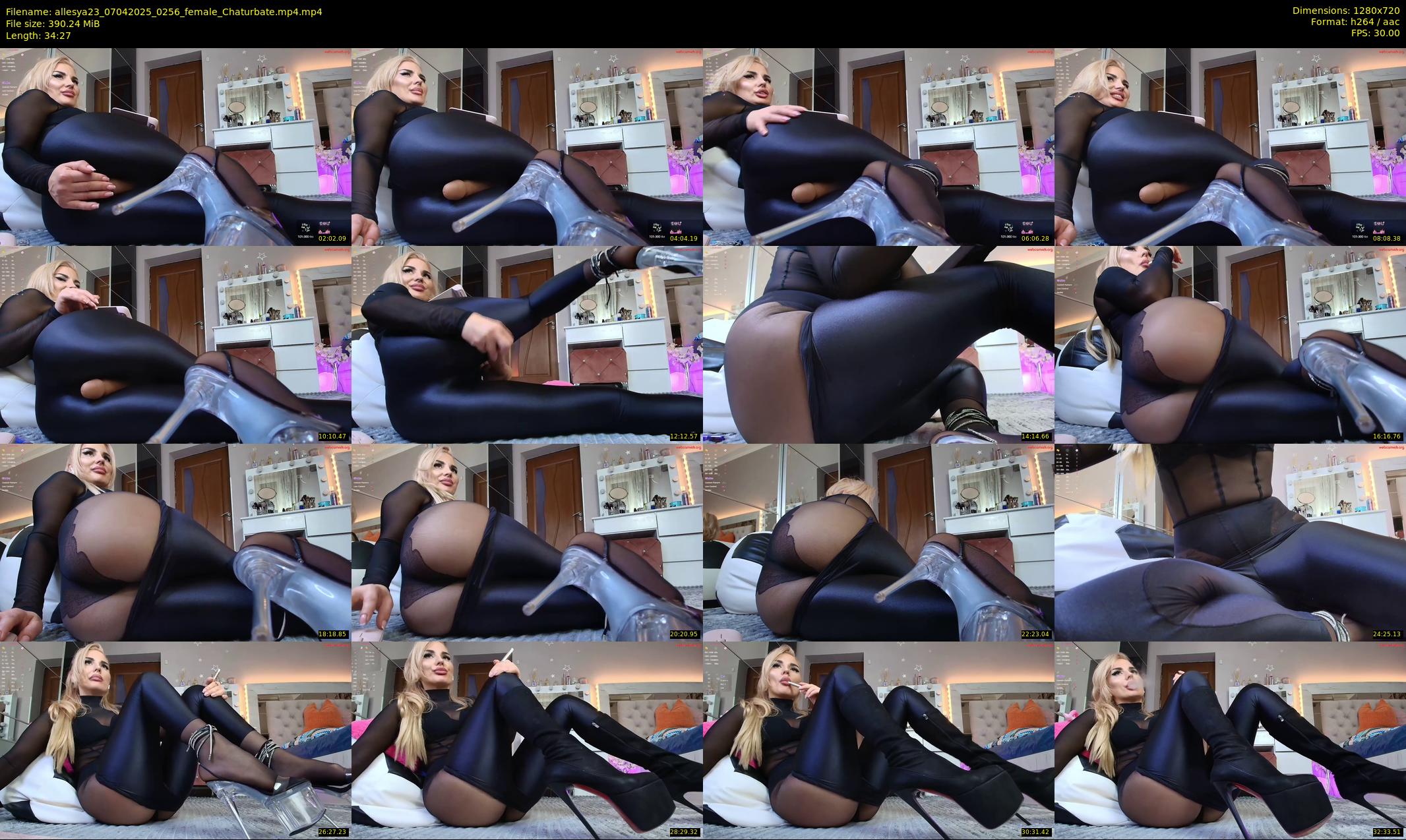 allesya23 — 35 minute Chaturbate female cam show recording, 720p, Apr 7, 2025